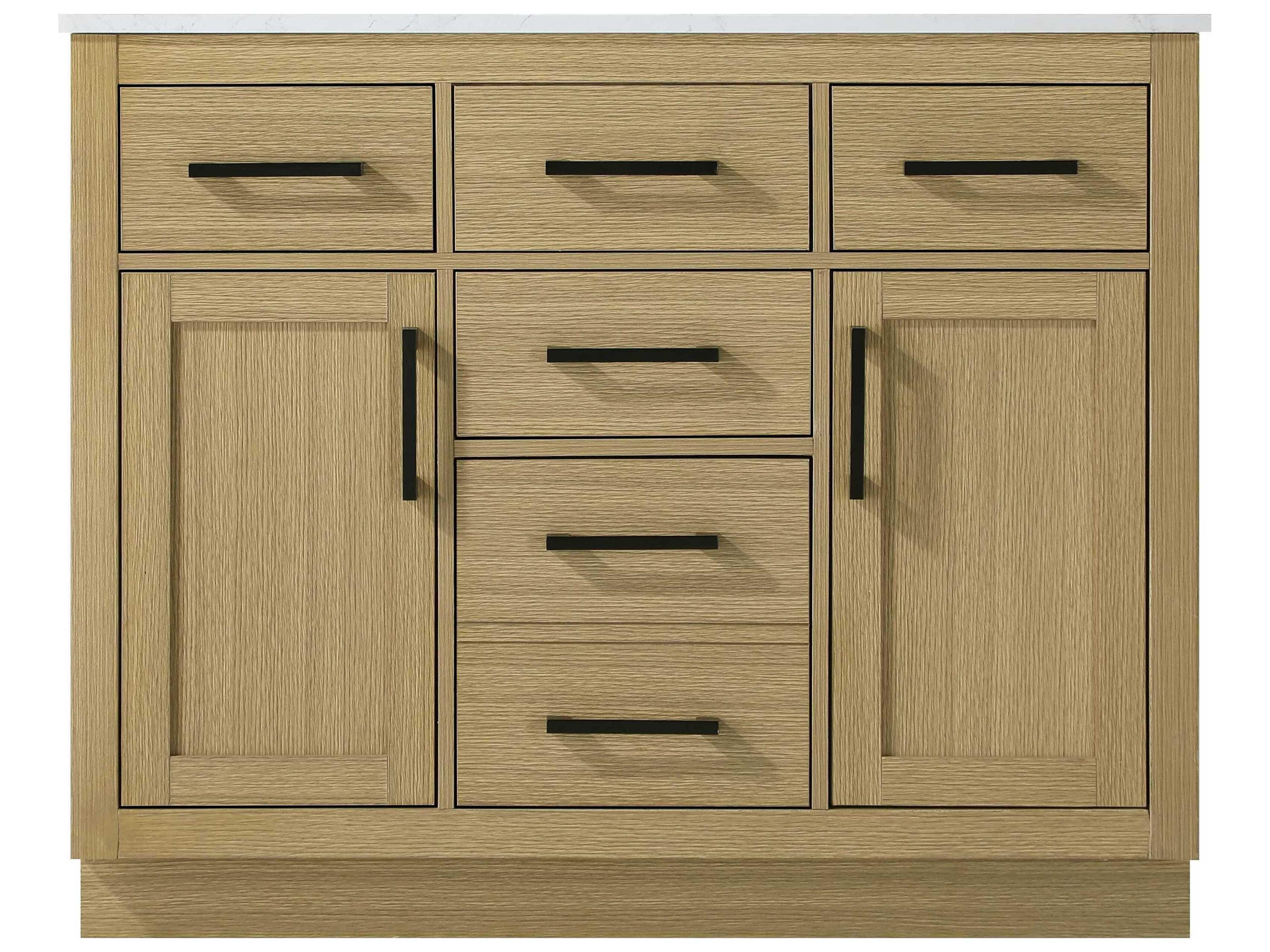 Elegant Lighting Alden Honey Brown 42" Vanity