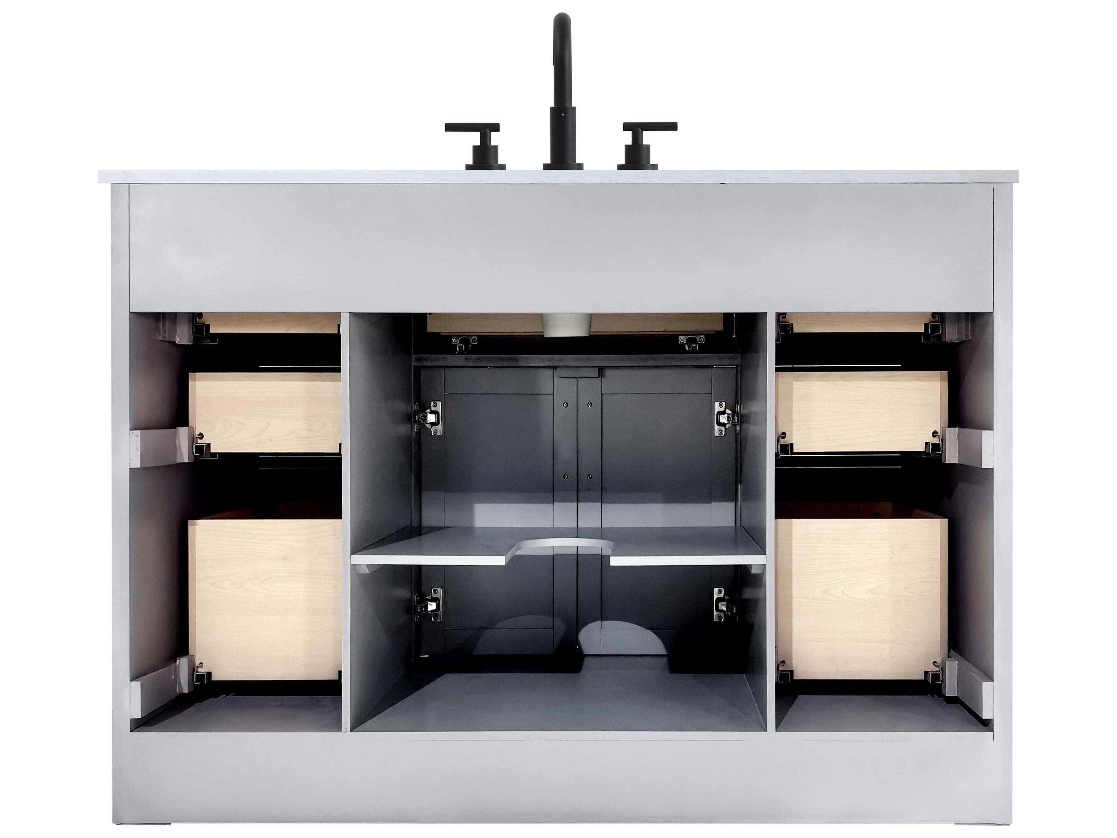 Elegant Lighting Alden Grey 48" Vanity