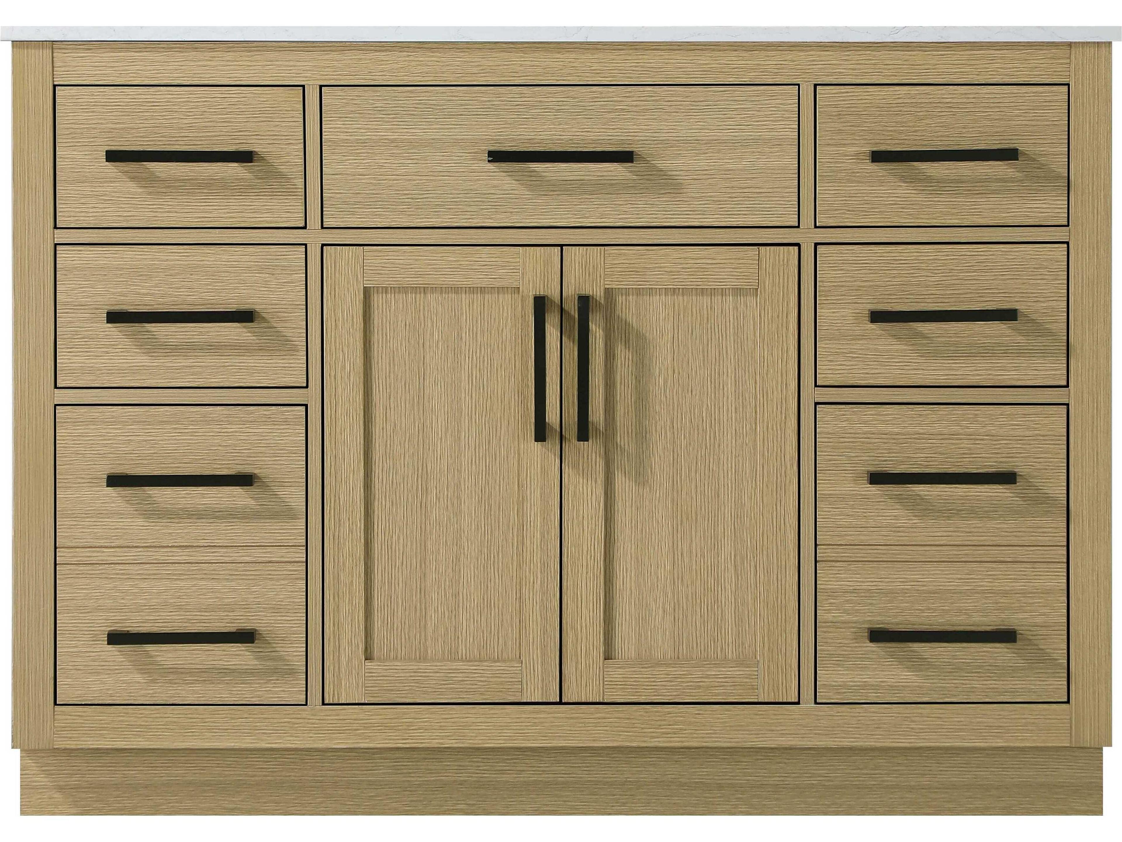 Elegant Lighting Alden Honey Brown 48" Vanity