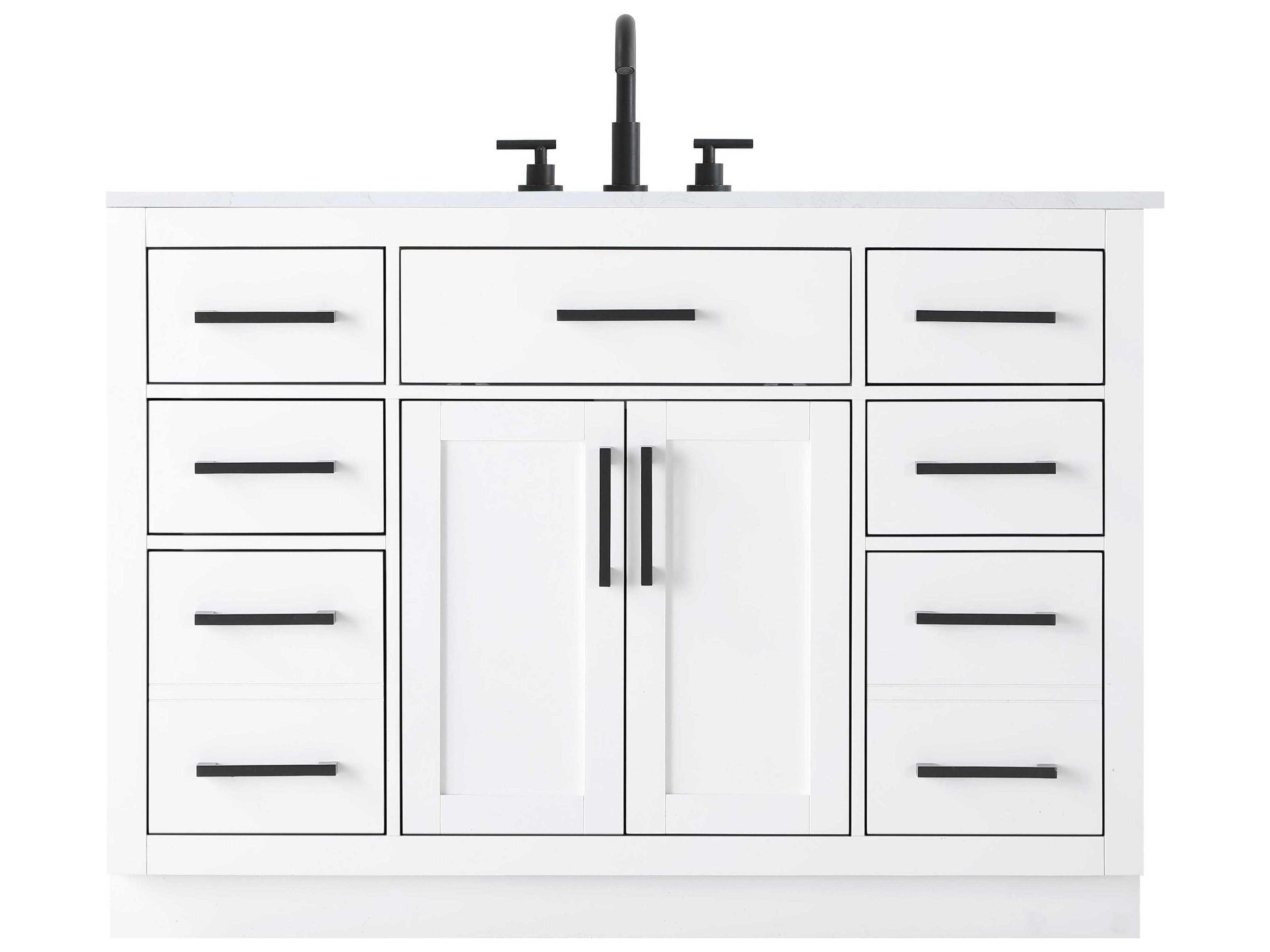 Alden White 48" Vanity