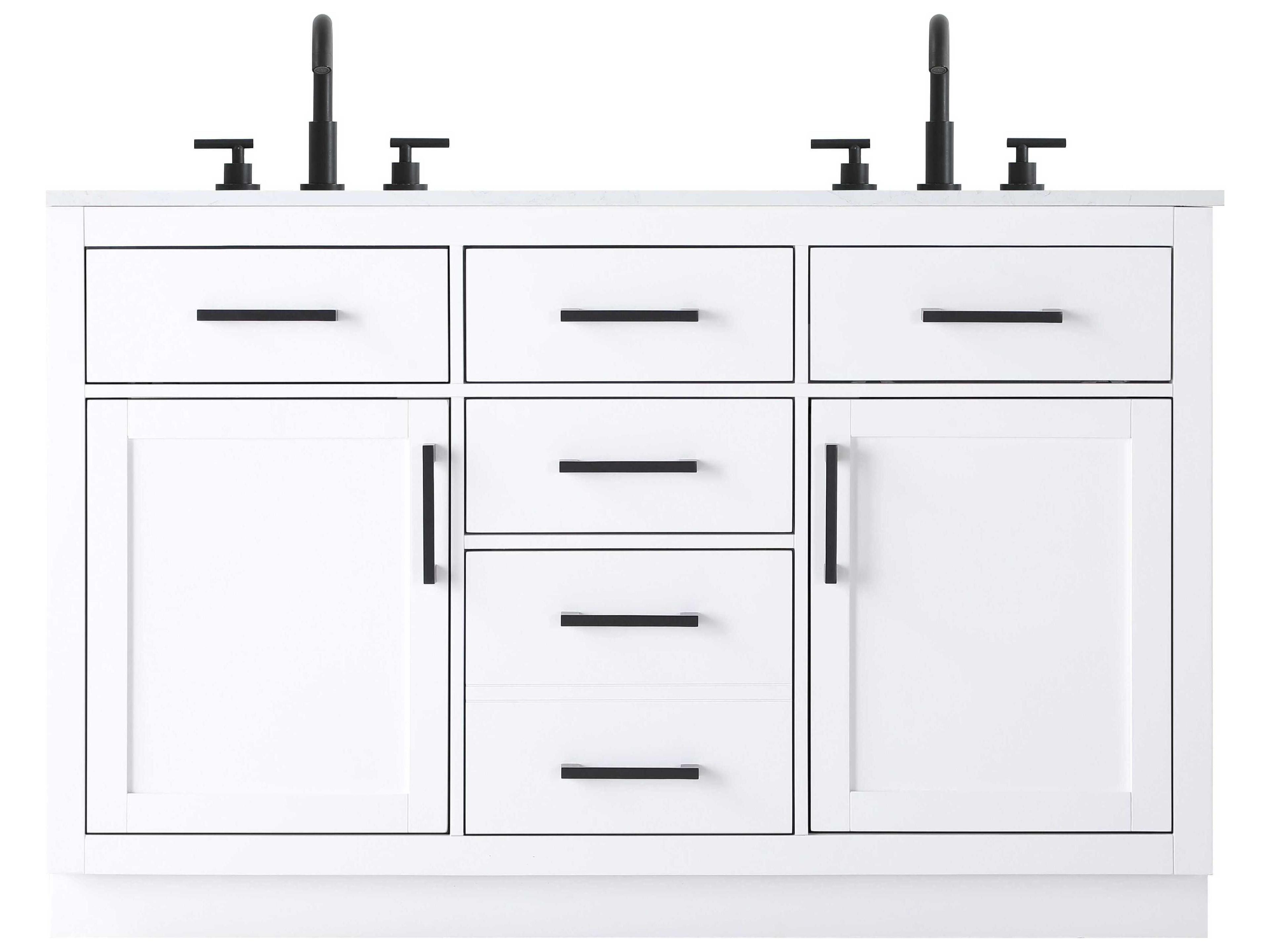 Alden White 54" Vanity