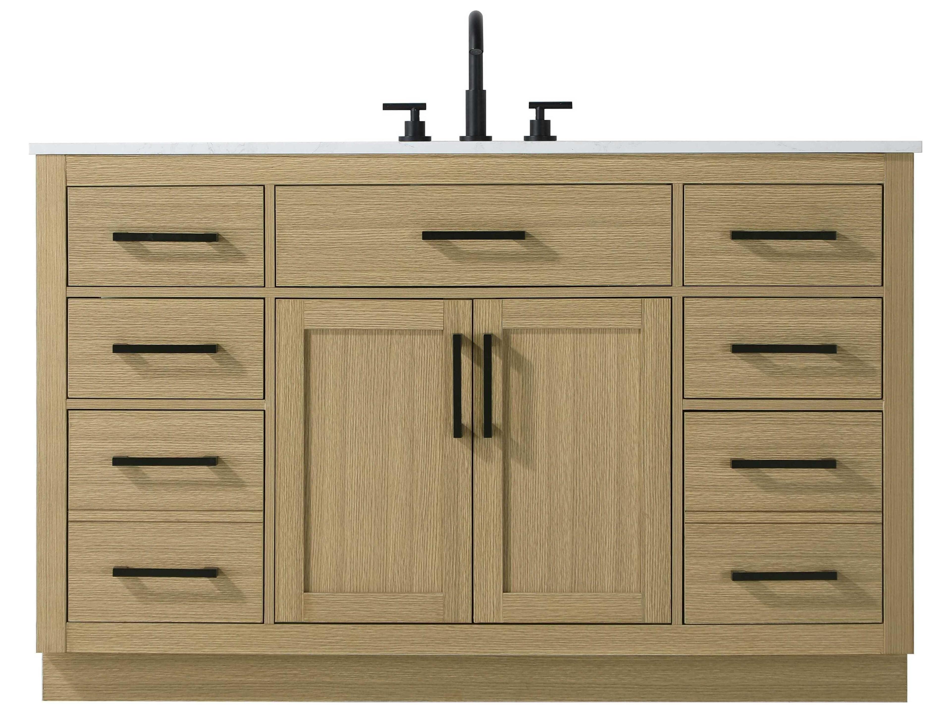 Alden Honey Brown 54" Vanity