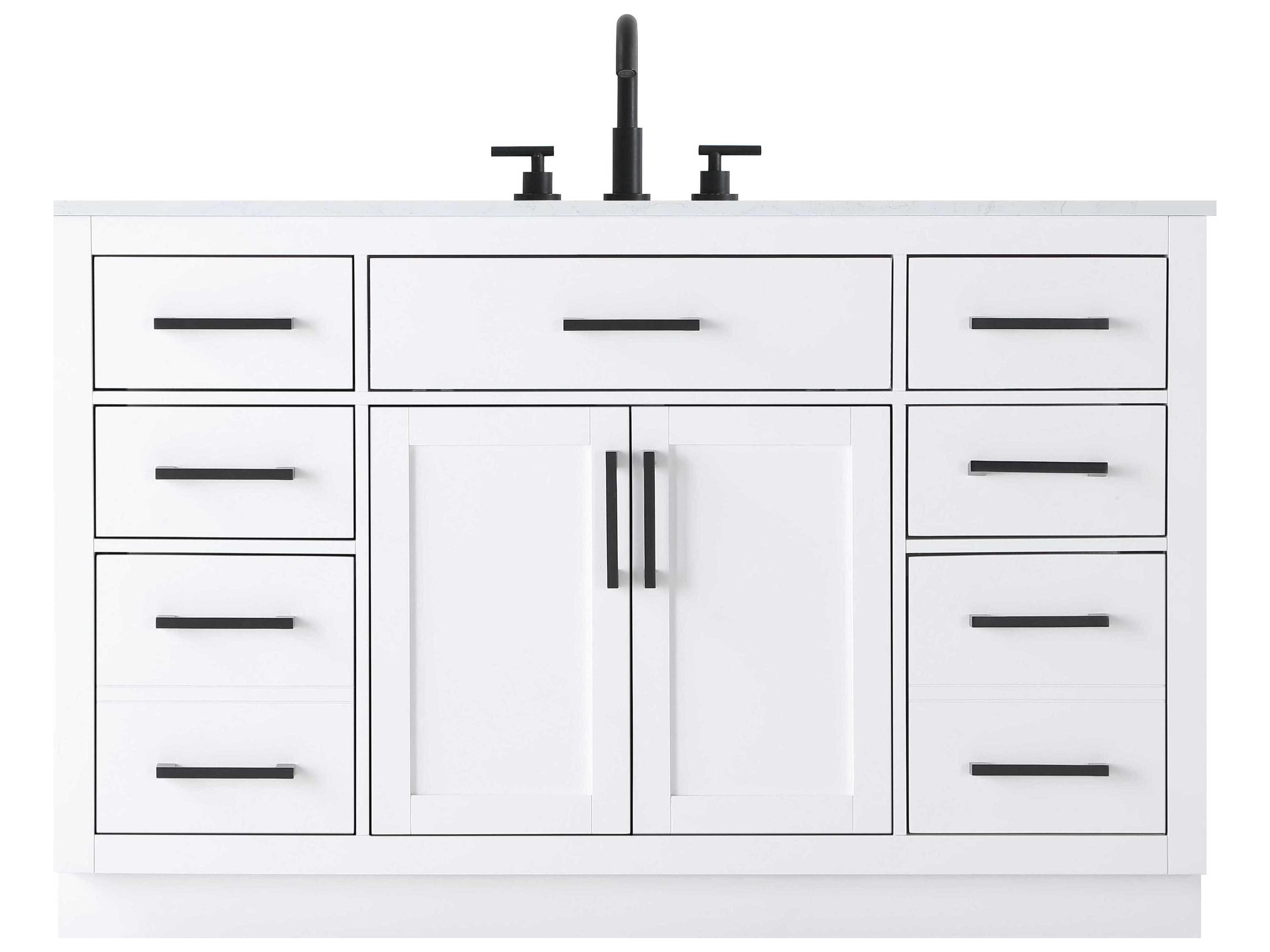 Alden White 54" Vanity