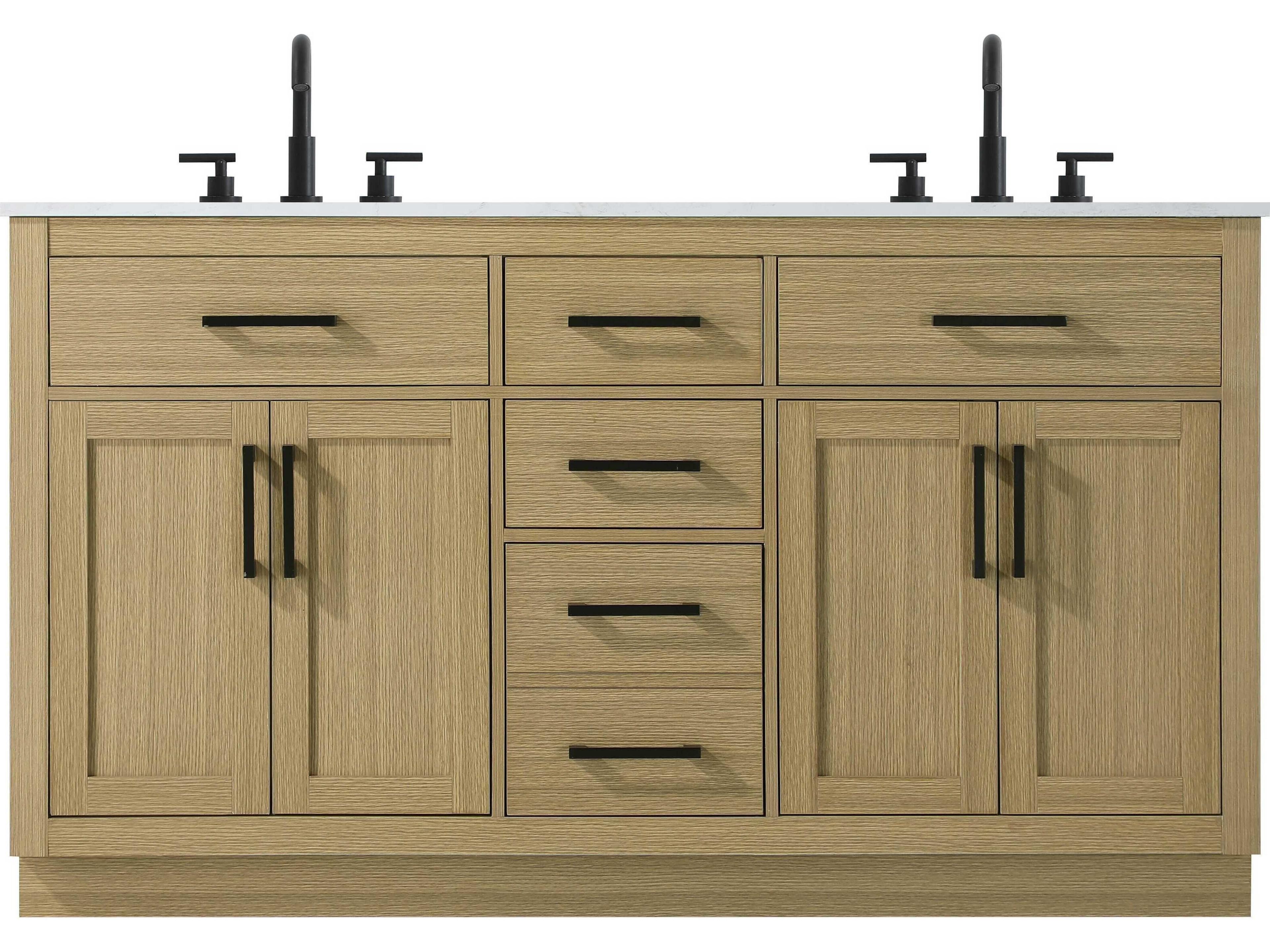 Alden Honey Brown 60" Vanity