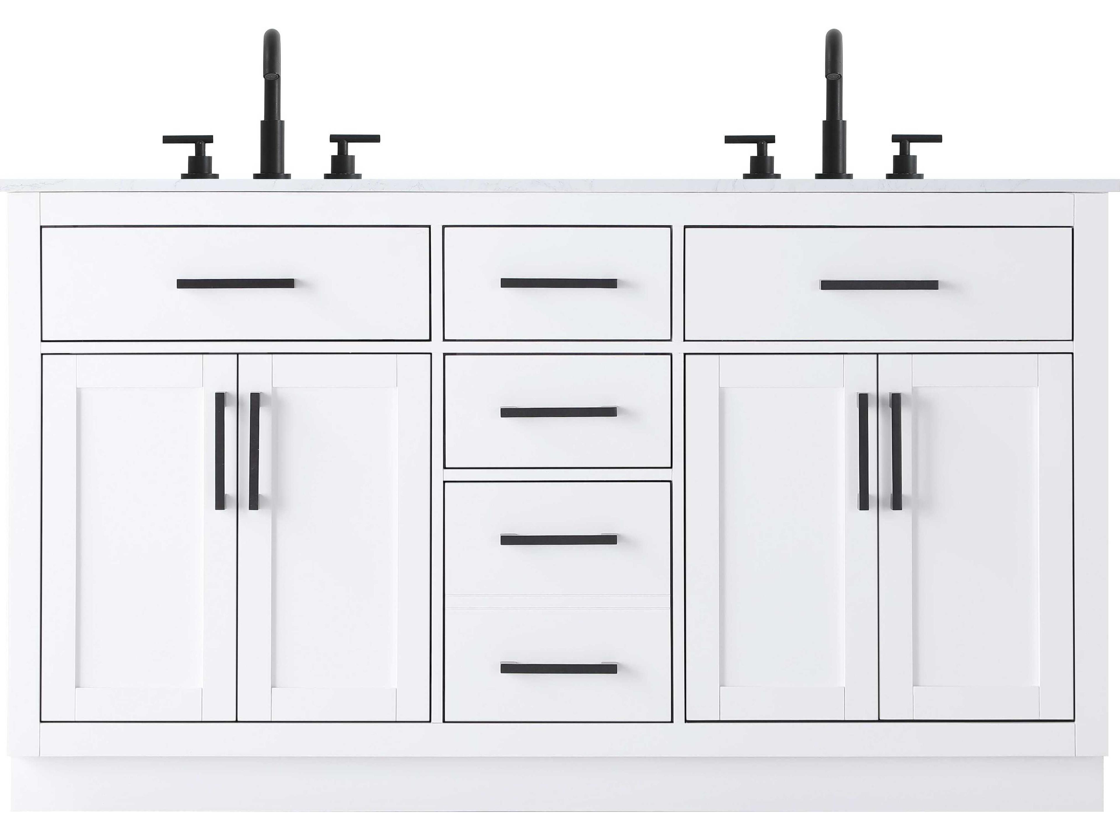 Alden White 60" Vanity