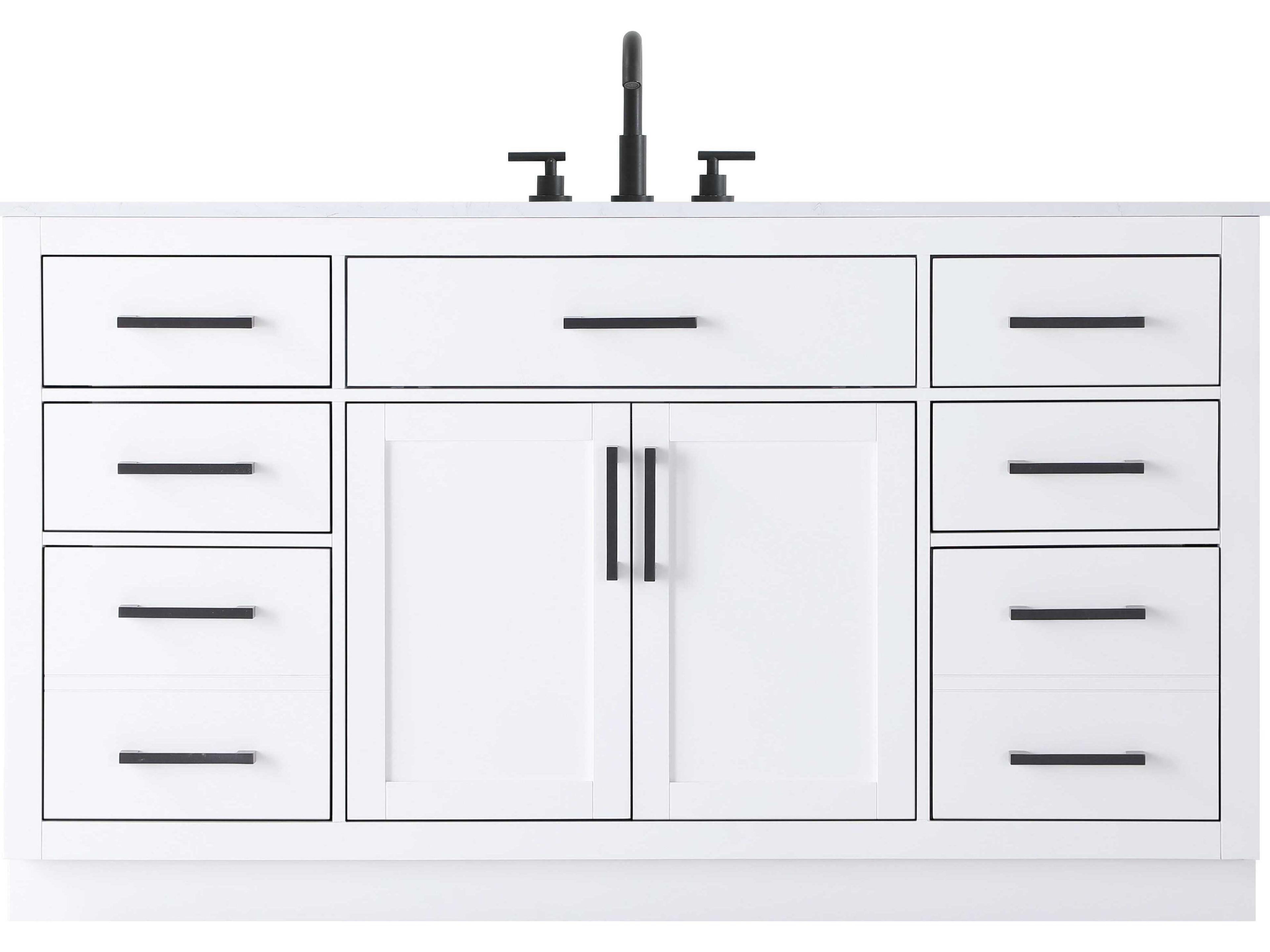 Alden White 60" Vanity