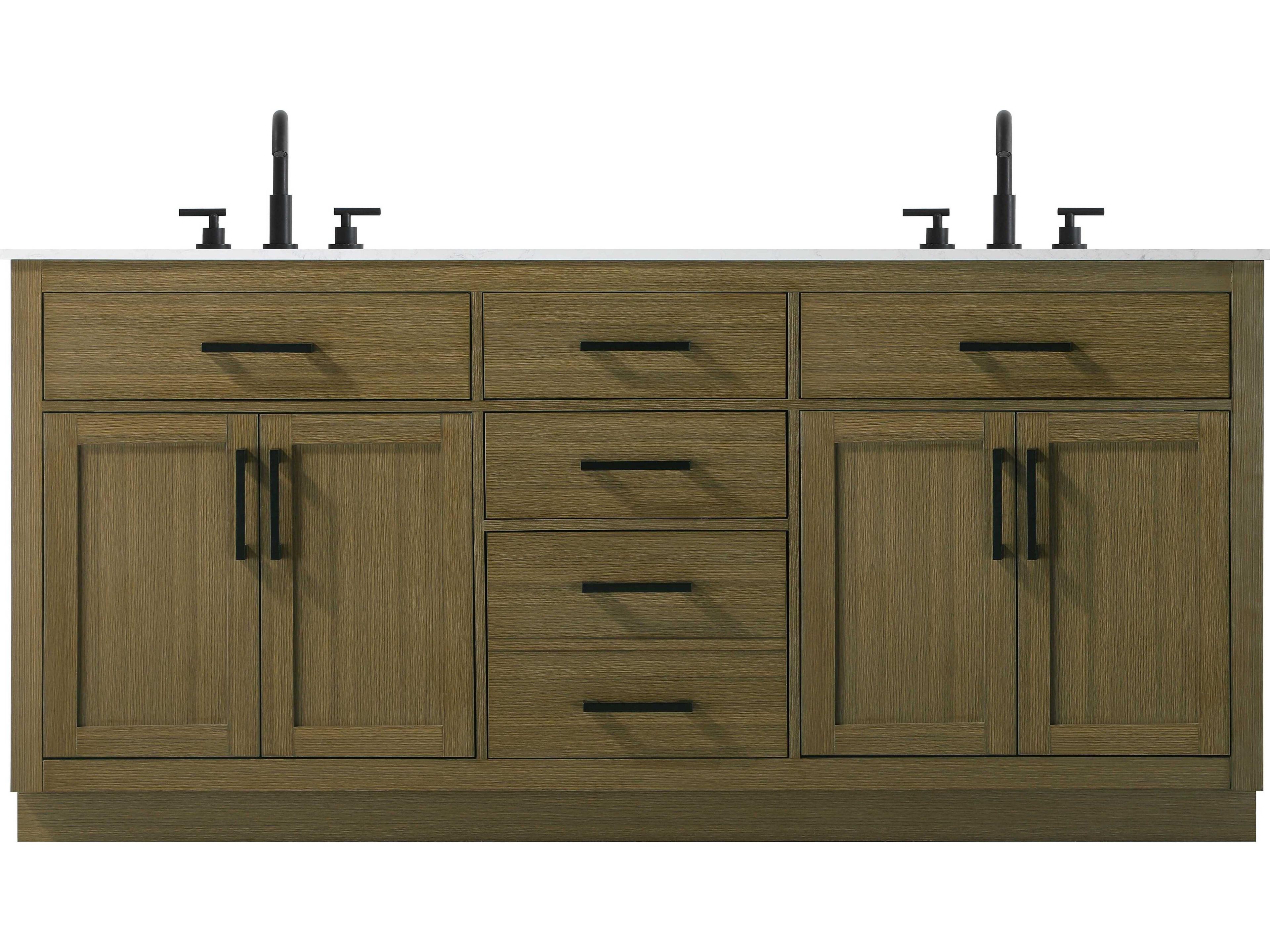 Alden Chestnut Brown 72" Vanity