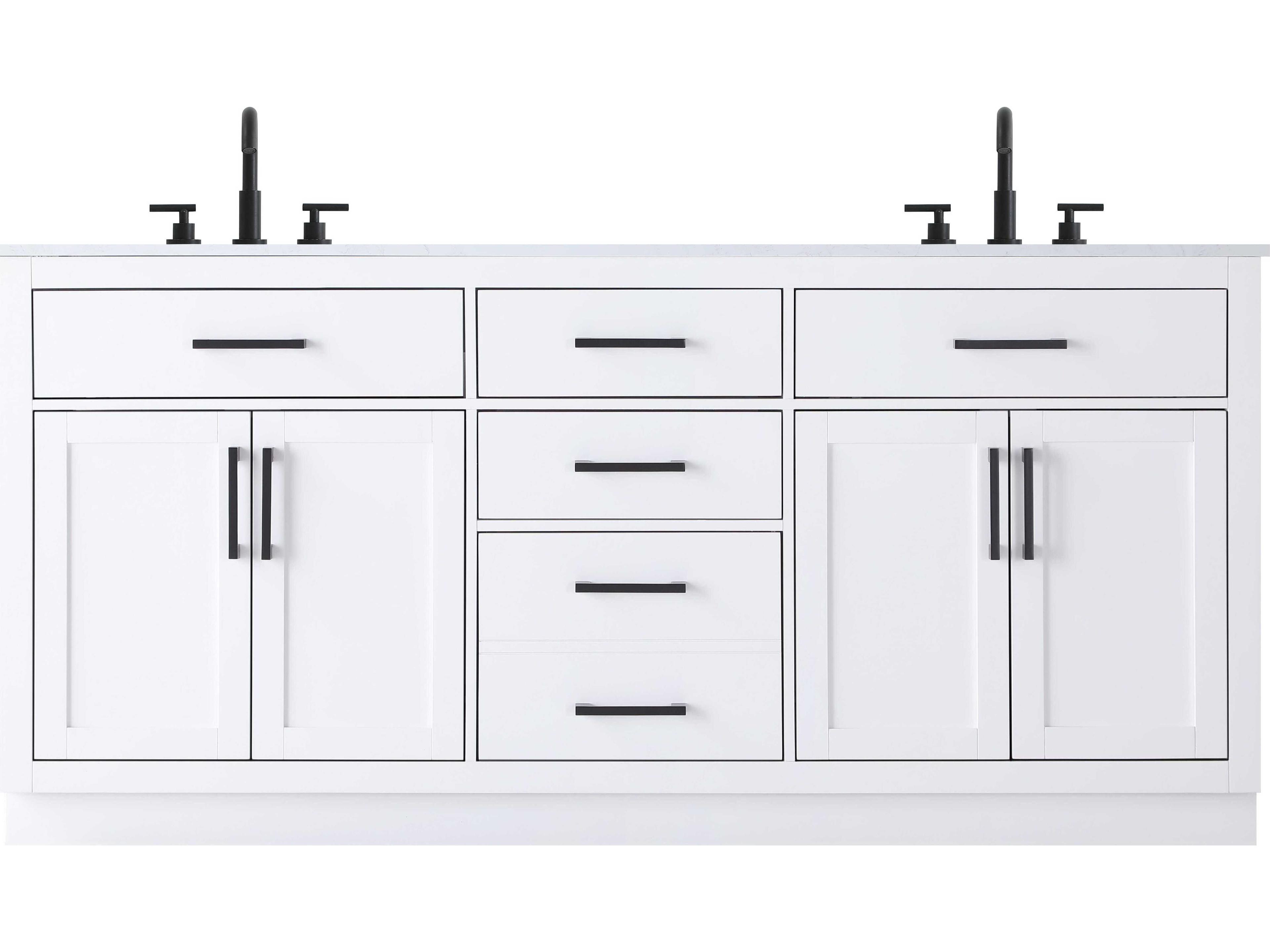 Alden White 72" Vanity