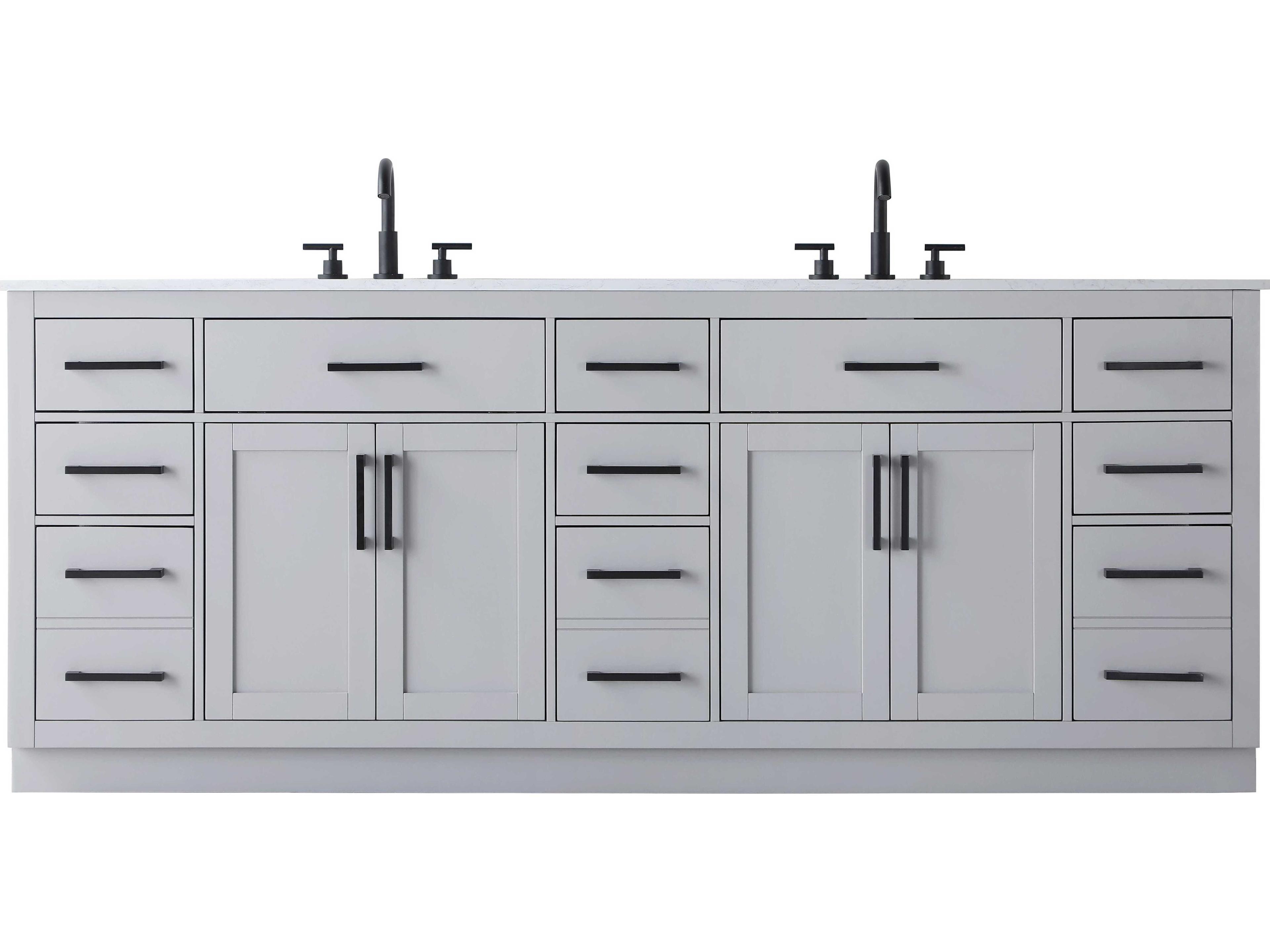 Alden Grey 84" Vanity