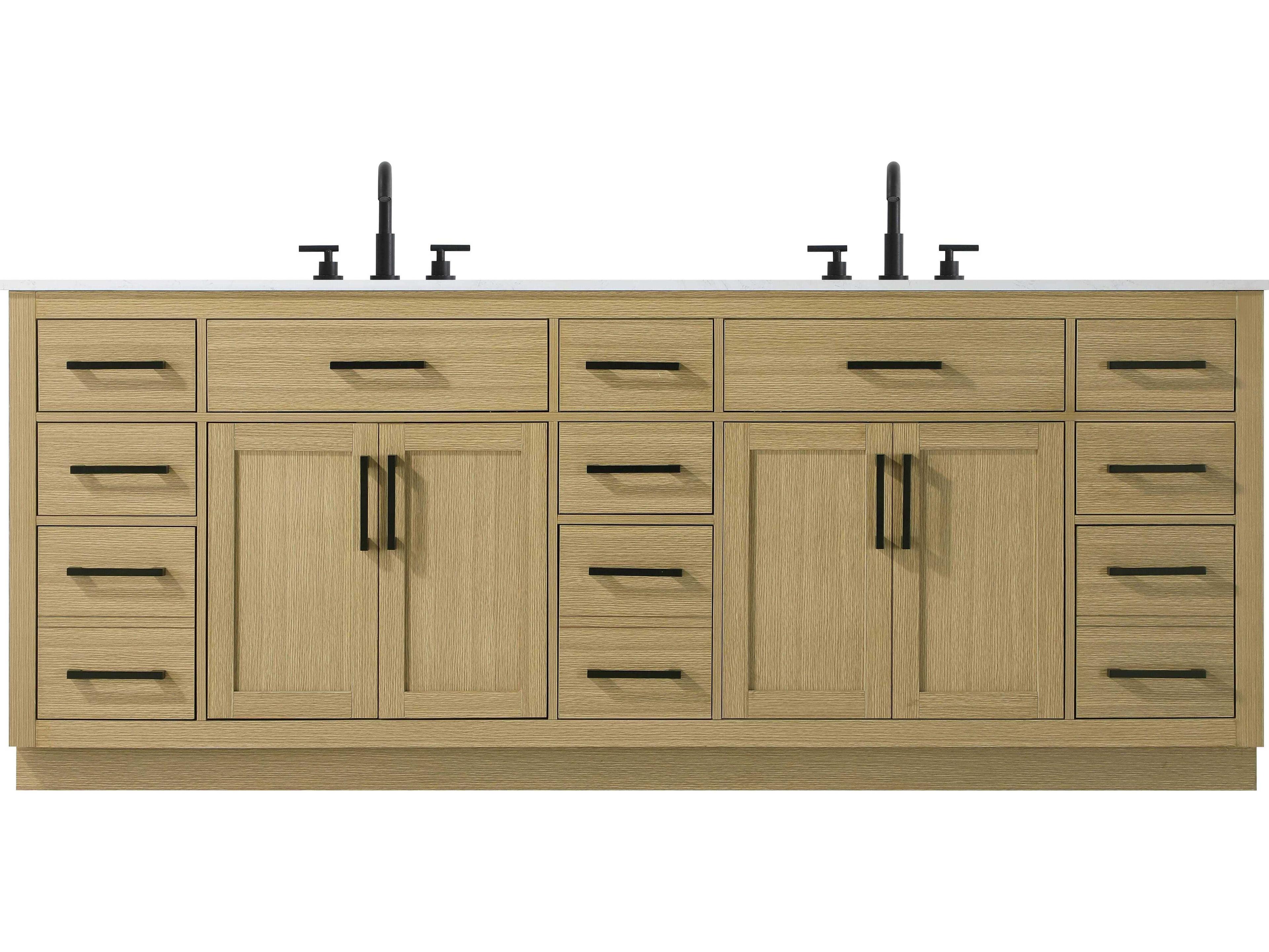 Alden Honey Brown 84" Vanity