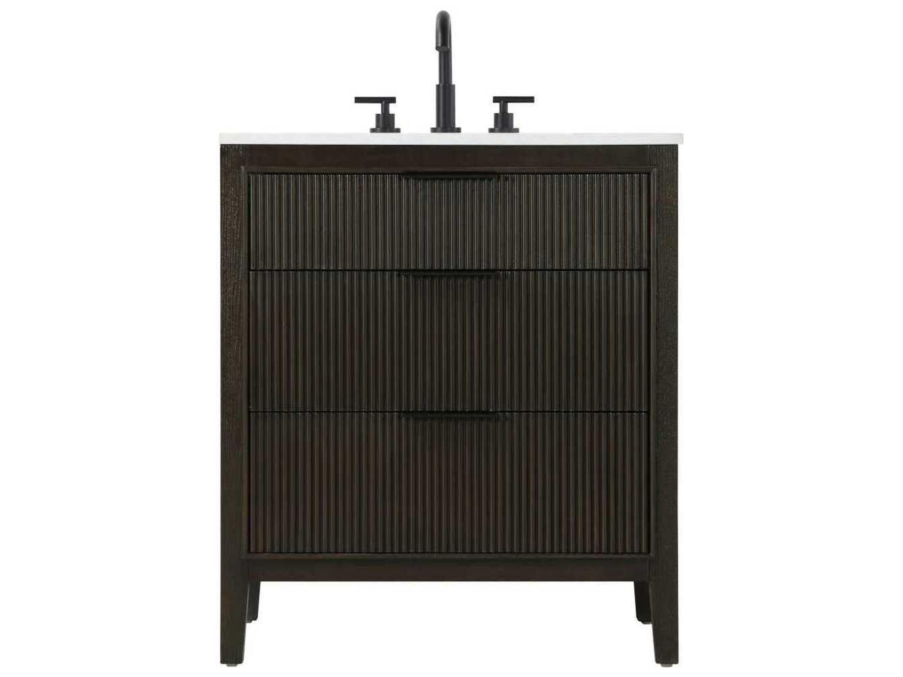 Langston 30" Chocolate Oak Vanity