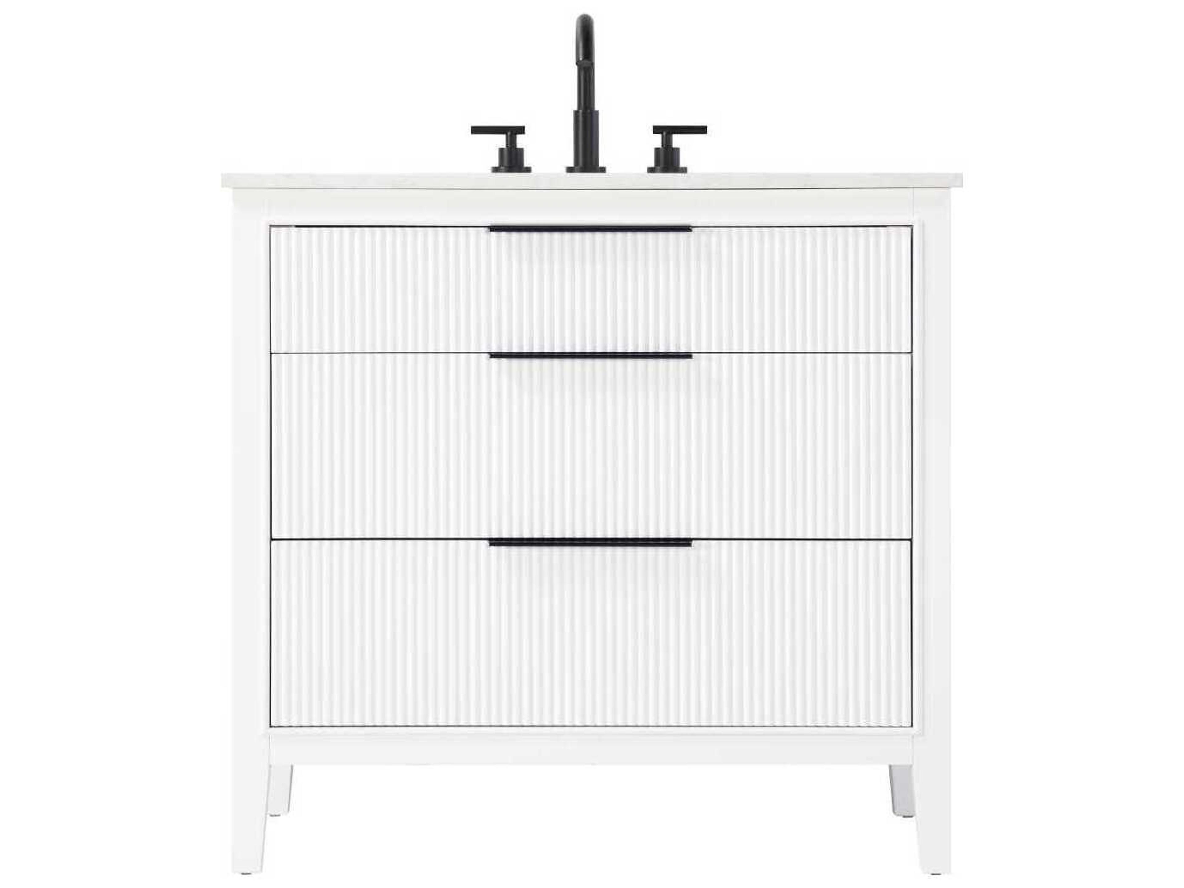 Langston 36" White Vanity