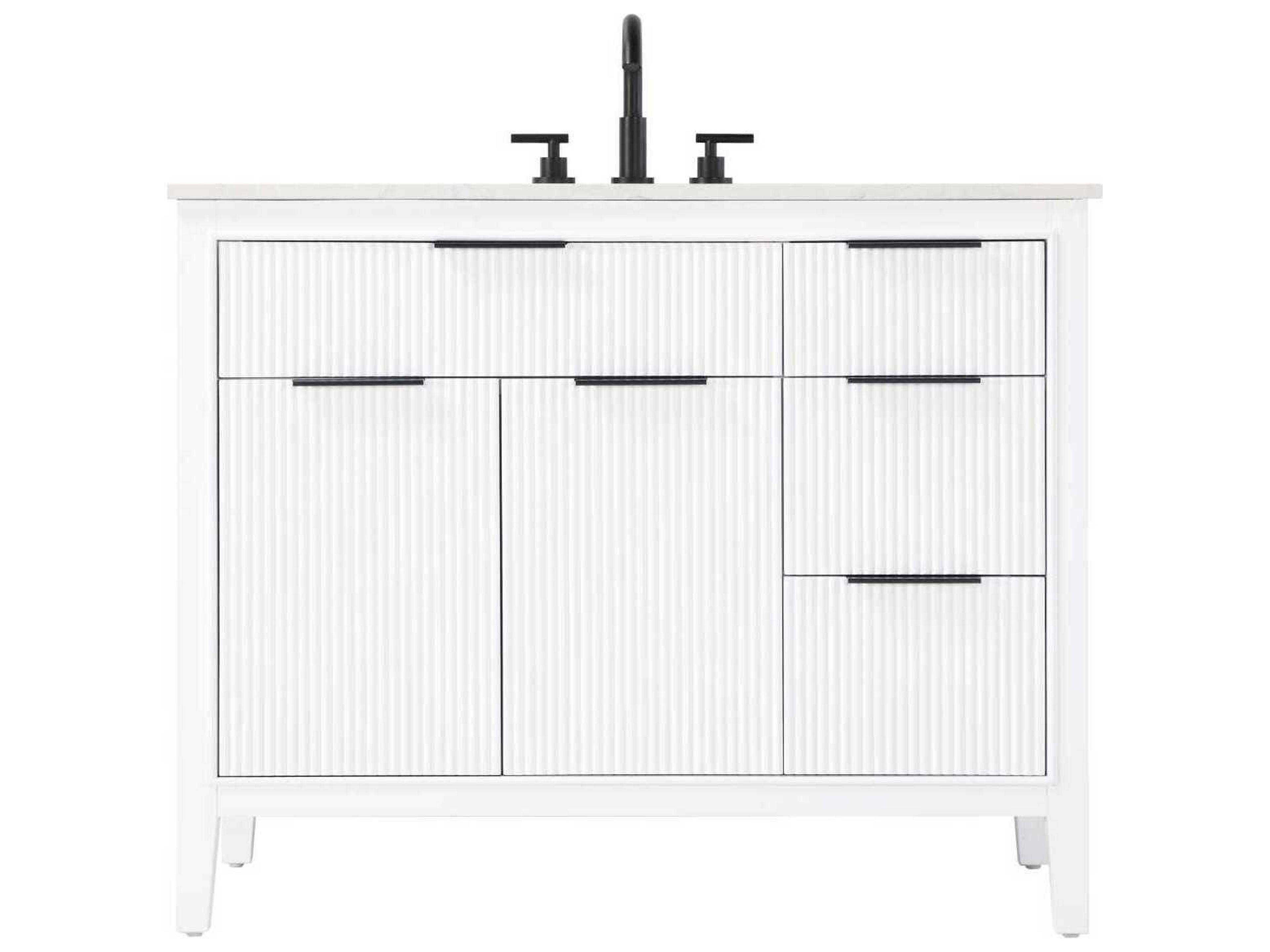 Langston 42" White Vanity