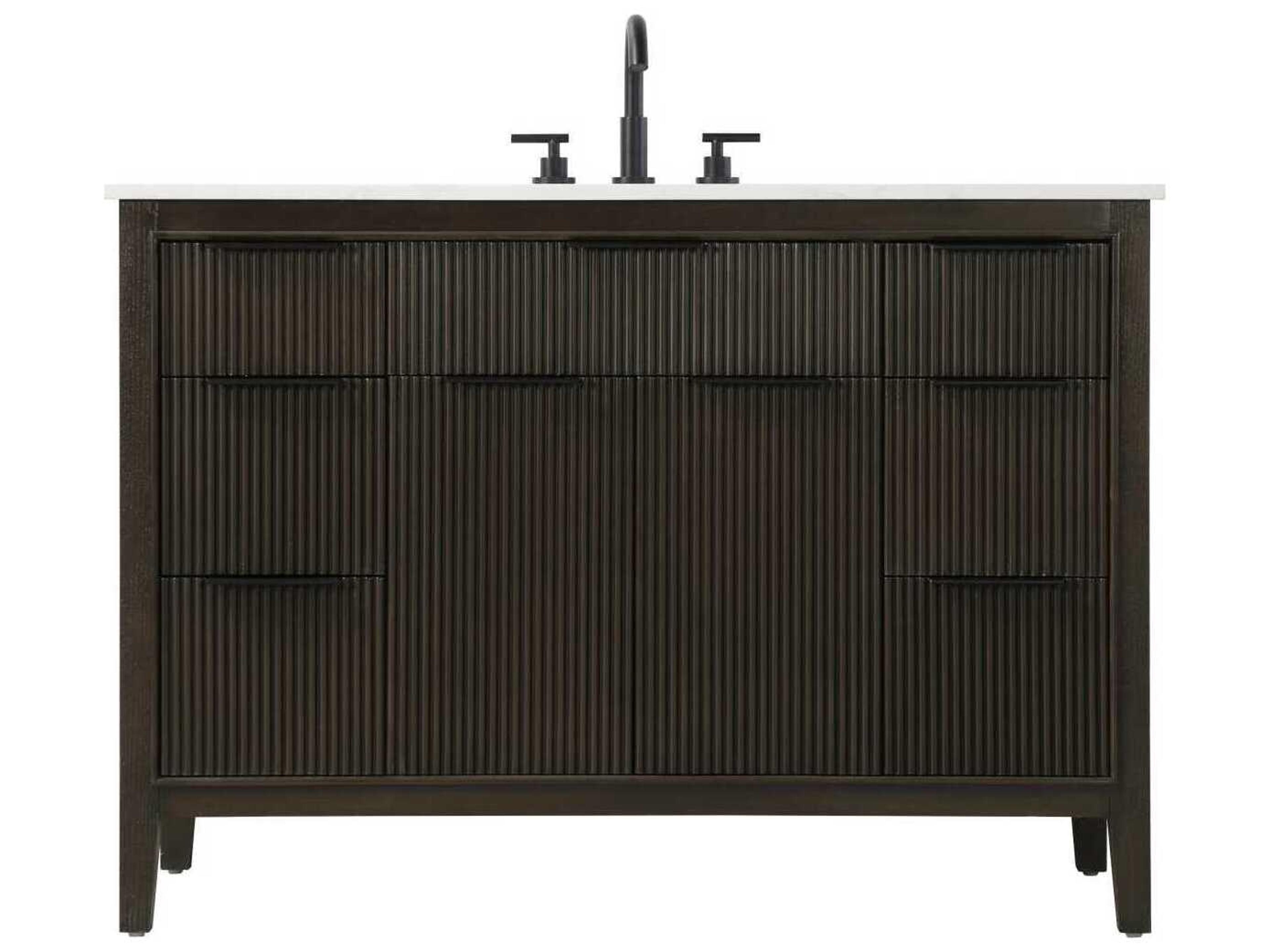 Langston 48" Chocolate Oak Vanity