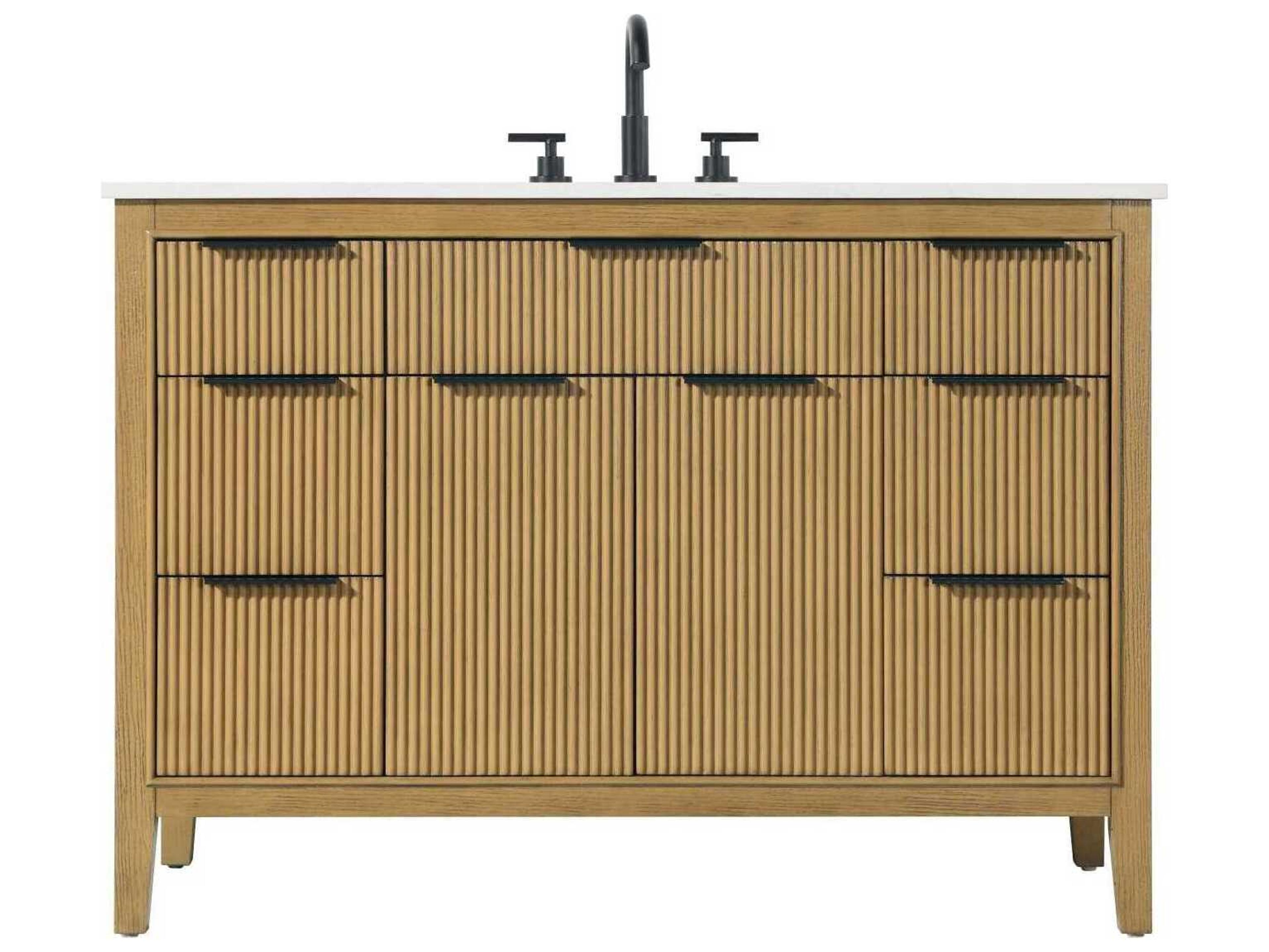 Langston 48" Honey Teak Vanity