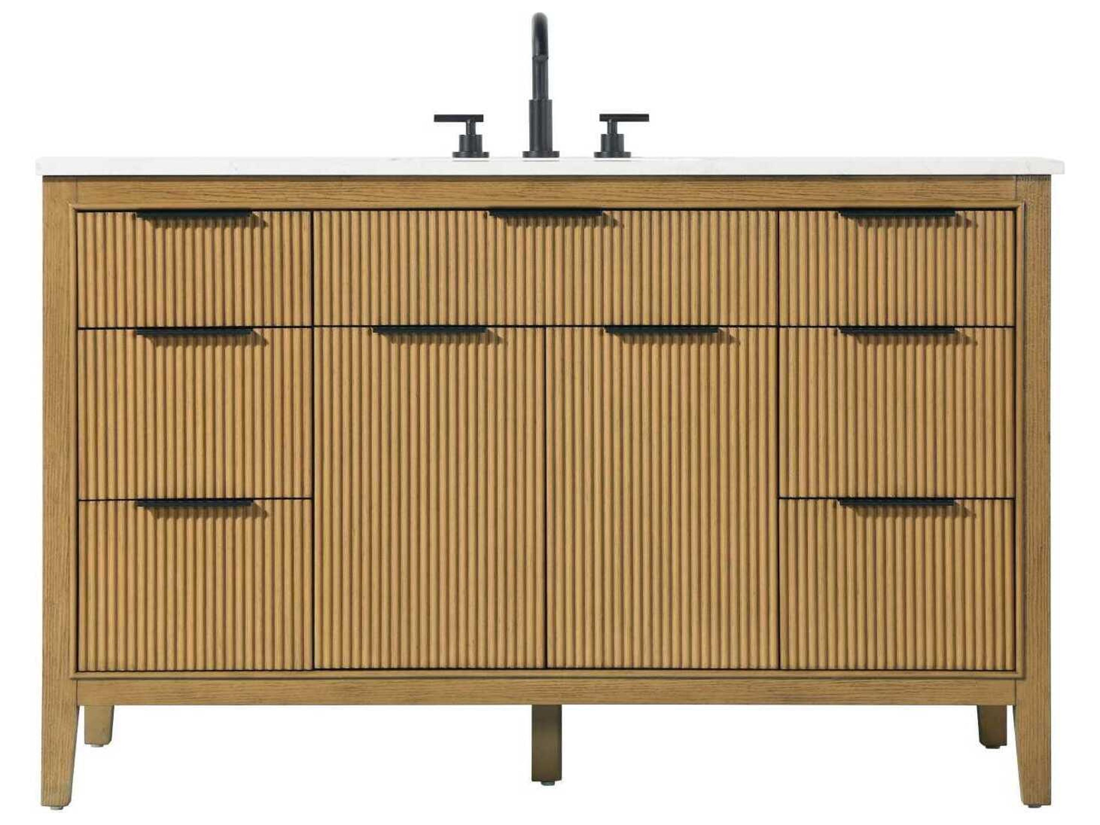 Langston 54" Honey Teak Vanity