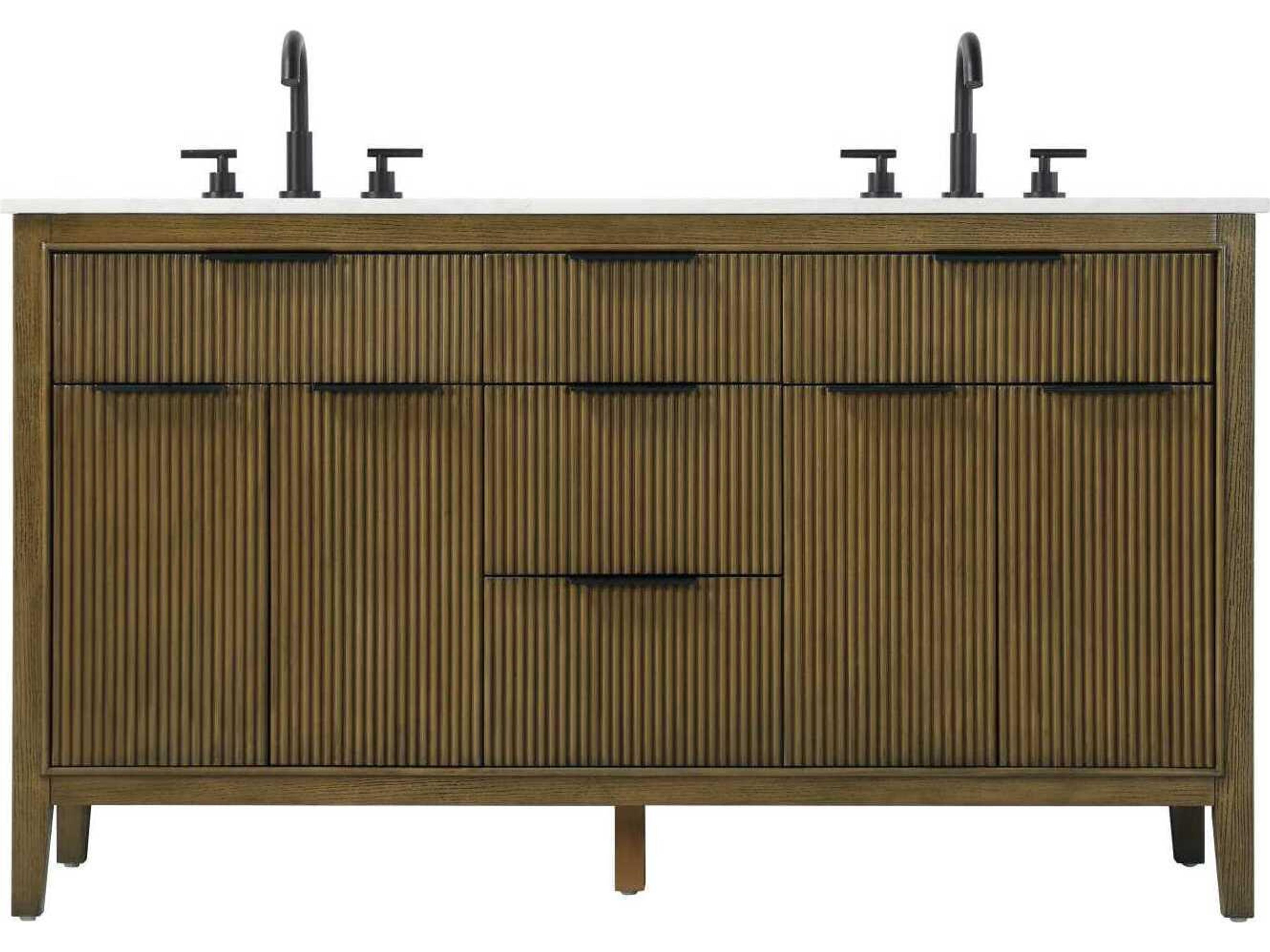 Langston 60" Hazel Oak Vanity
