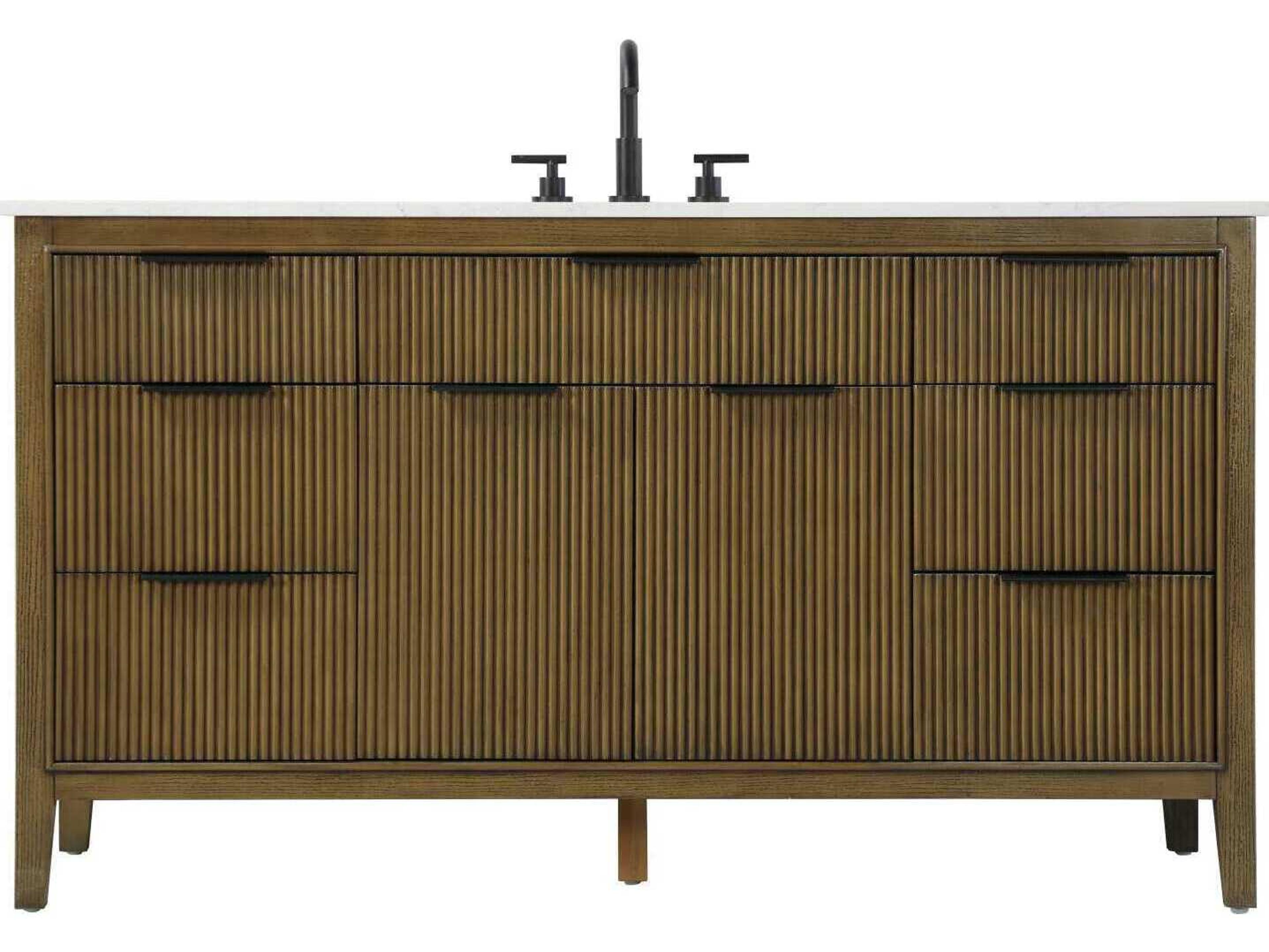 Langston 60" Hazel Oak Vanity