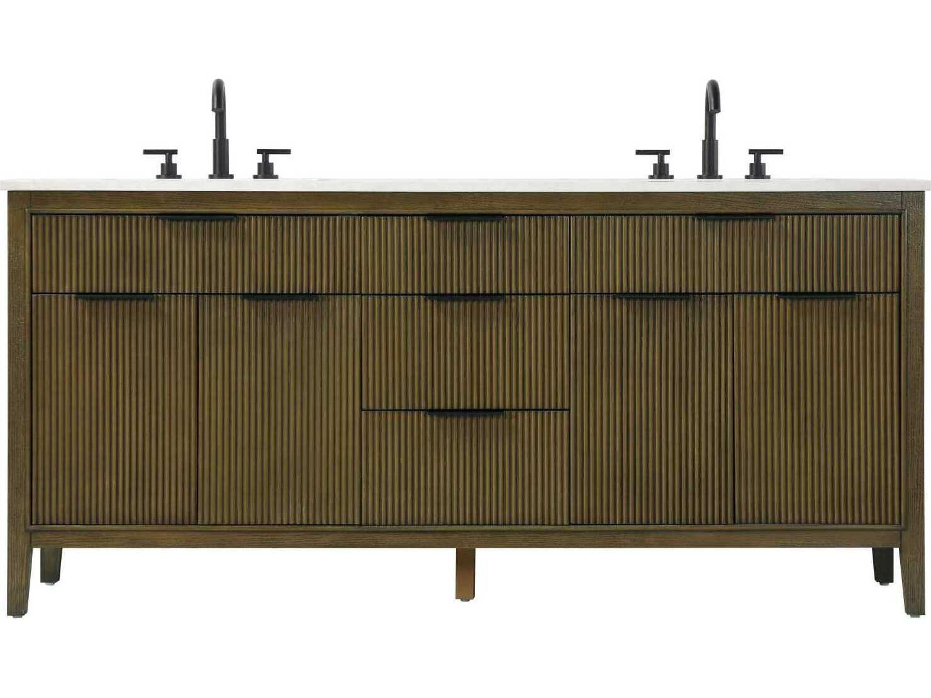 Langston 72" Hazel Oak Vanity