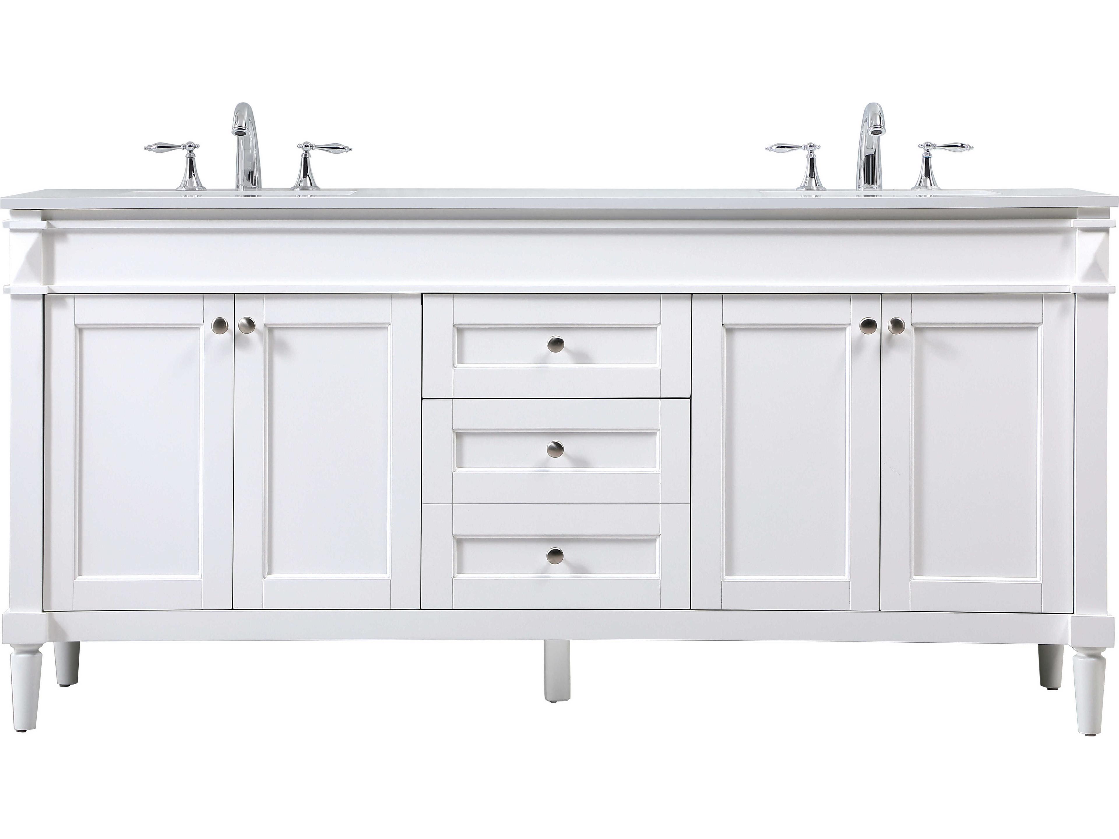 Bennett Brushed Nickel 72" Vanity