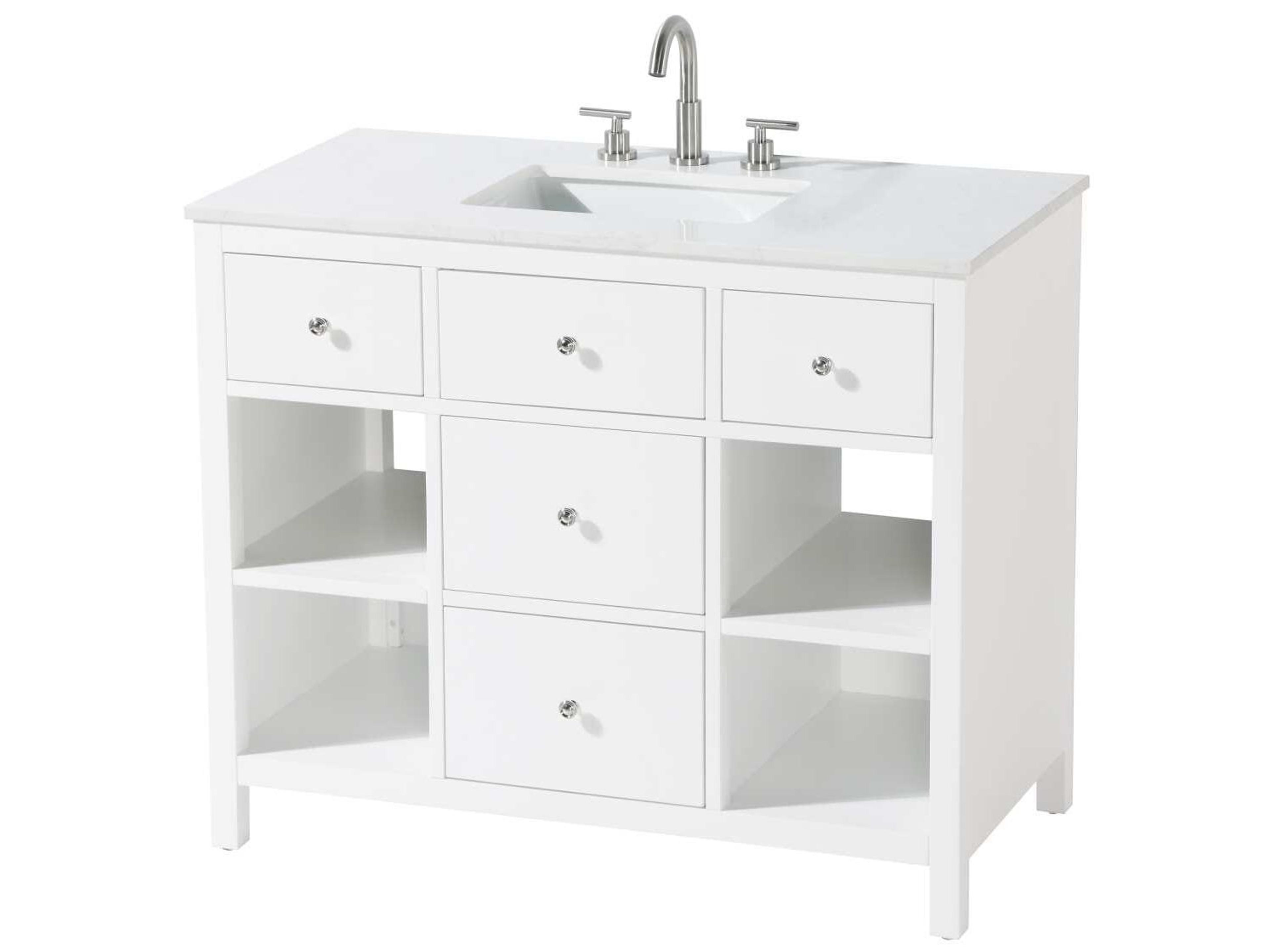 Clayton White 42" Vanity