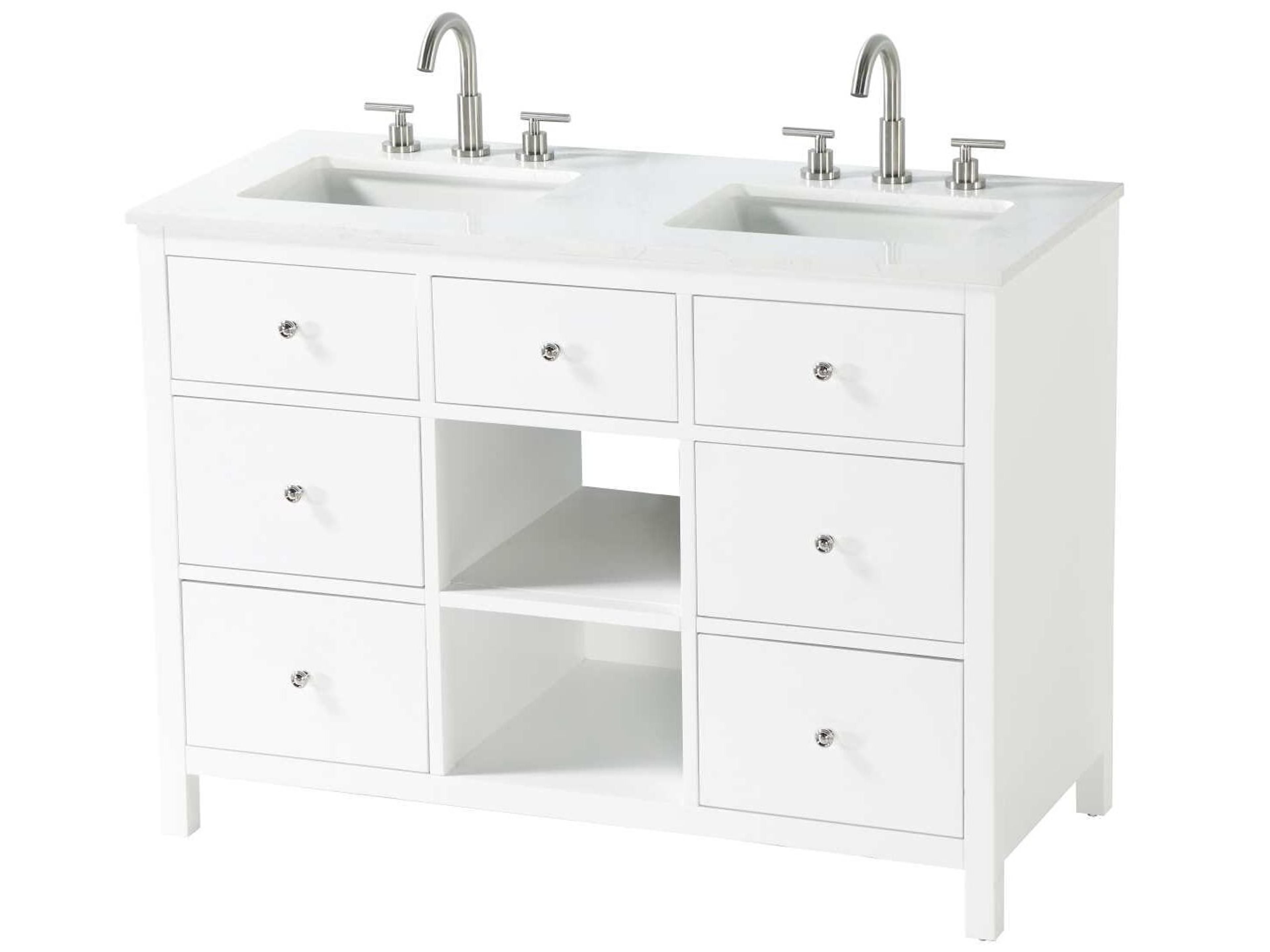 Clayton White 48" Vanity
