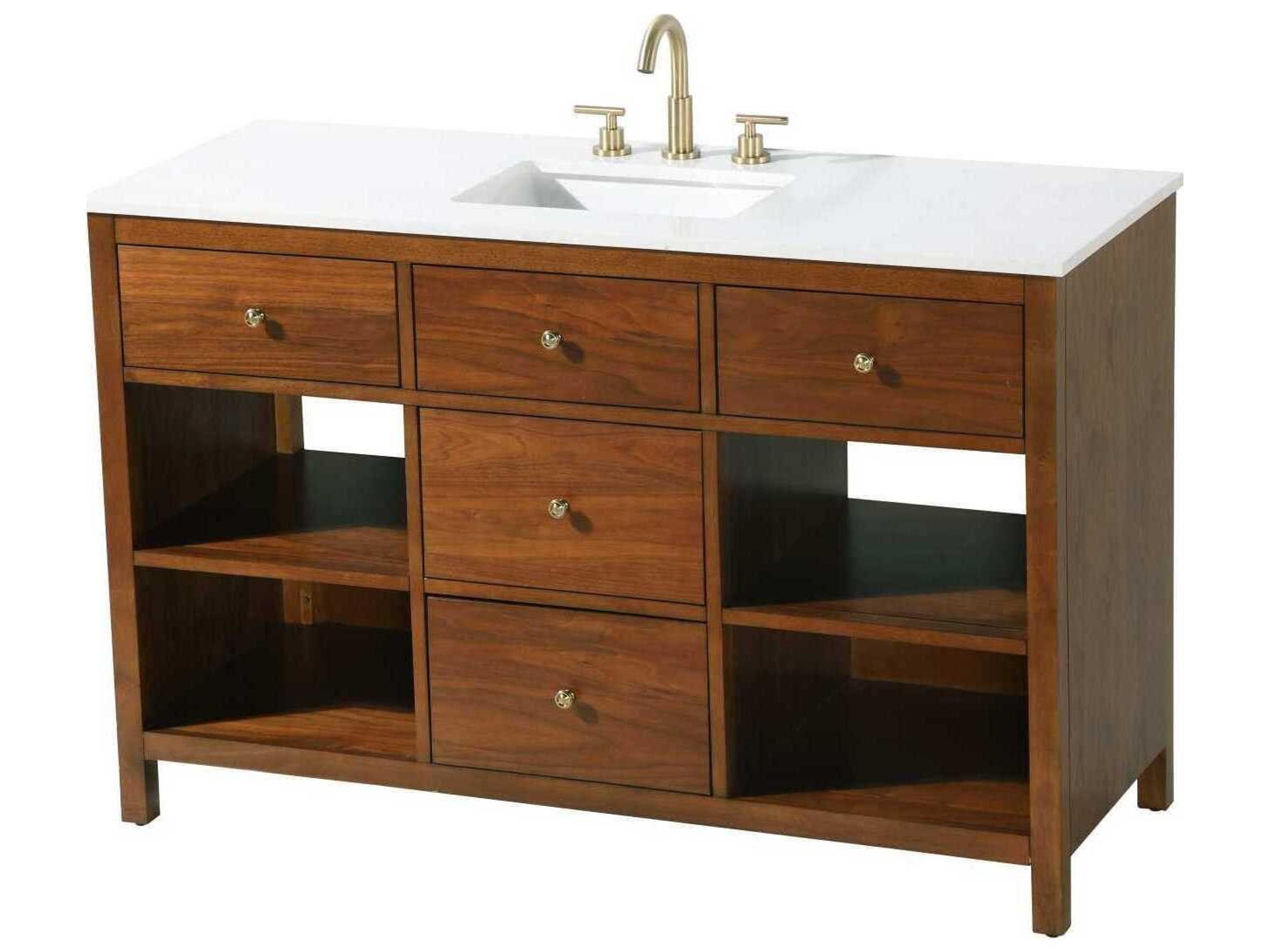 Clayton Brandy Walnut 54" Vanity