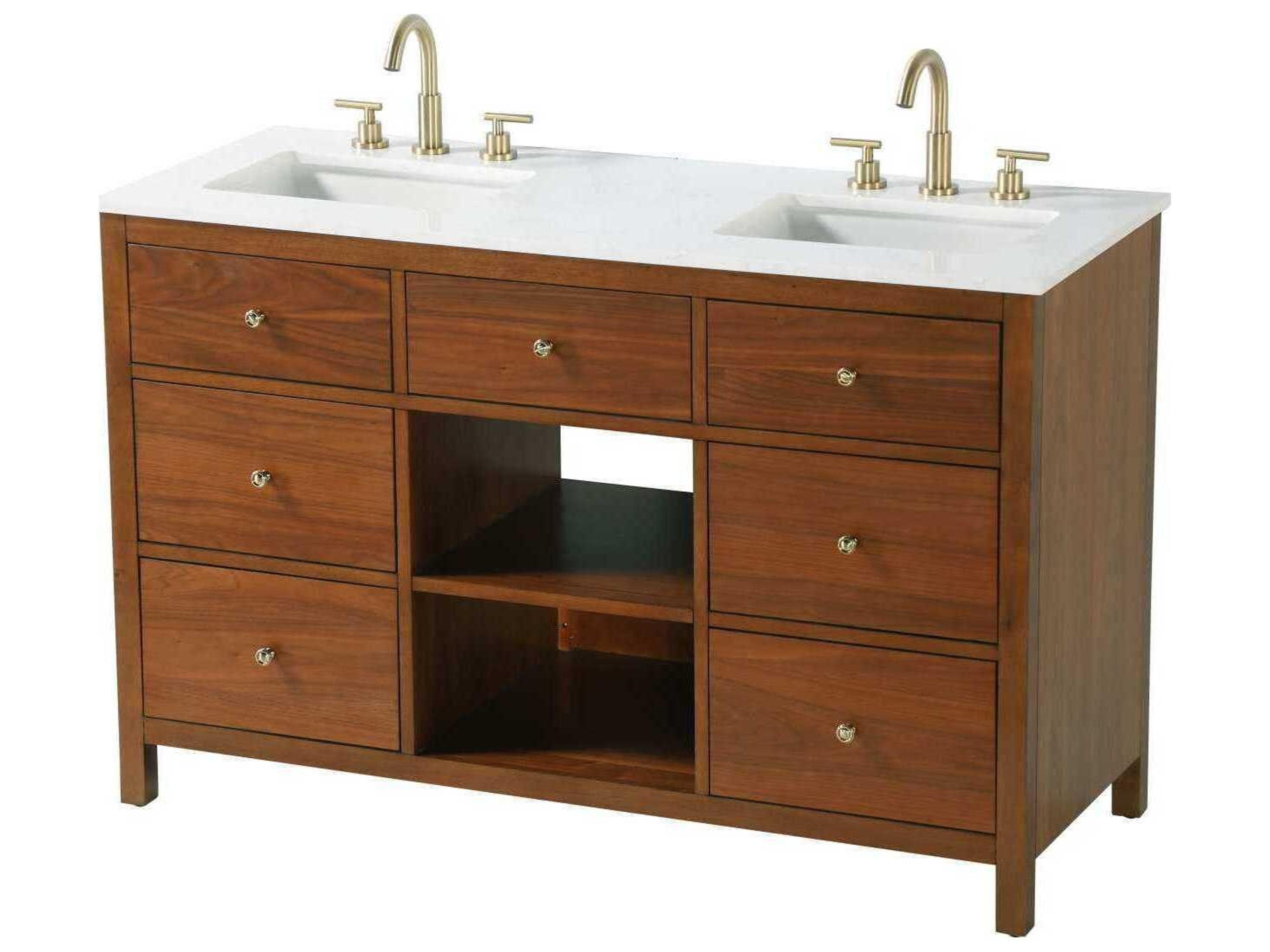 Clayton Brandy Walnut 54" Vanity