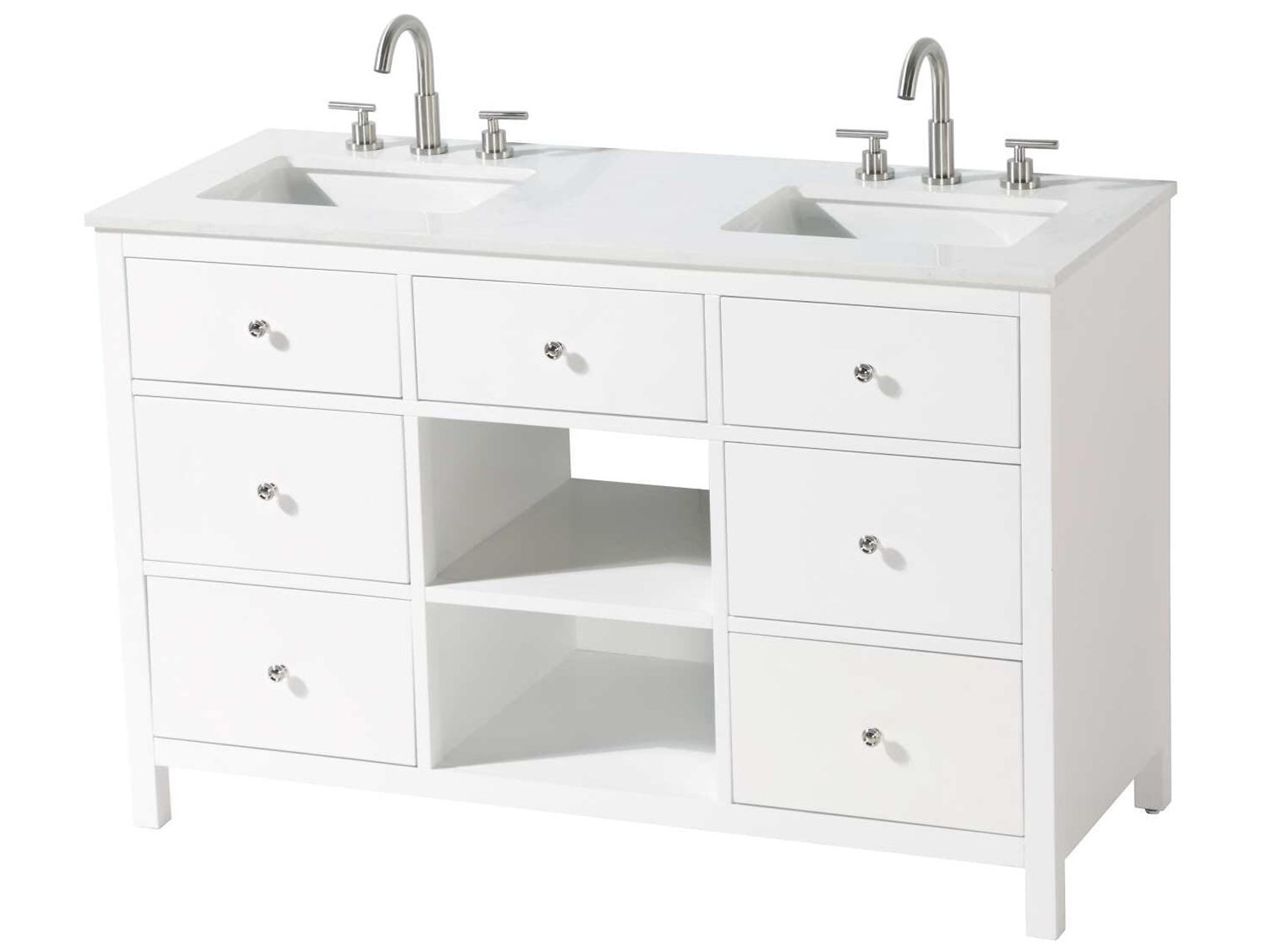 Clayton White 54" Vanity