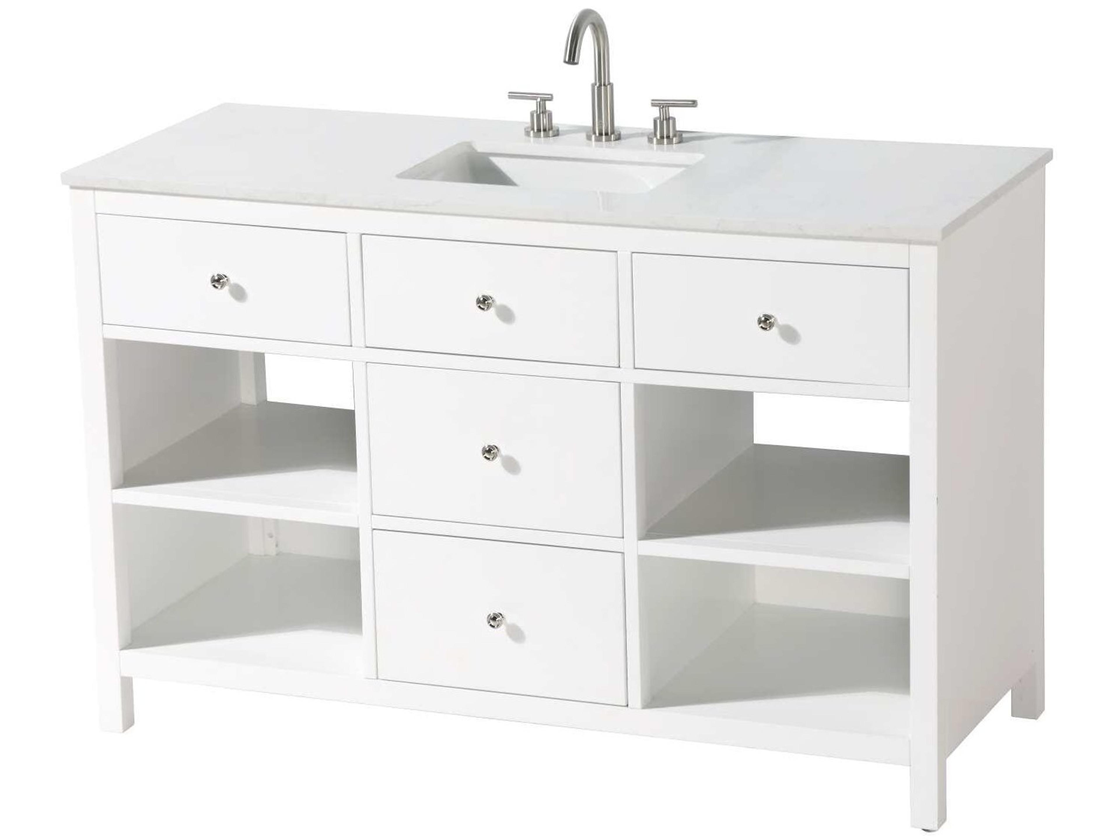 Clayton White 54" Vanity