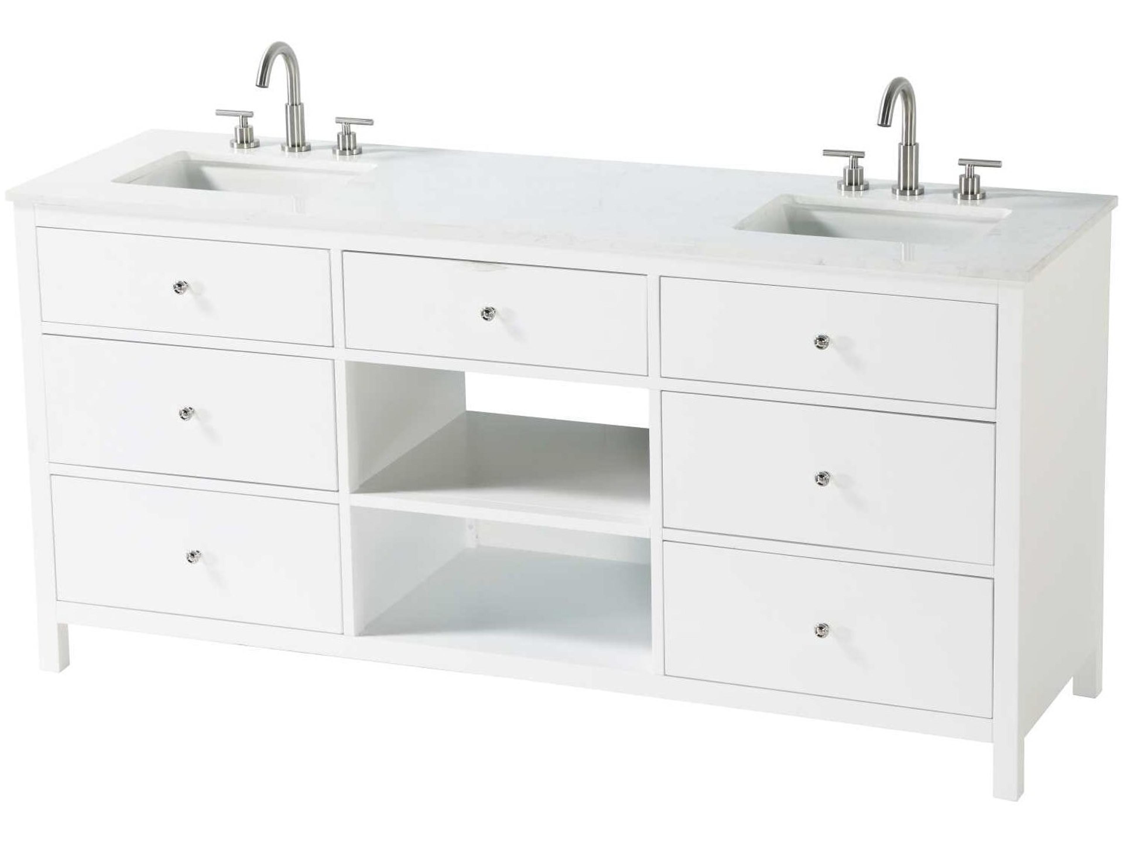 Clayton White 72" Vanity