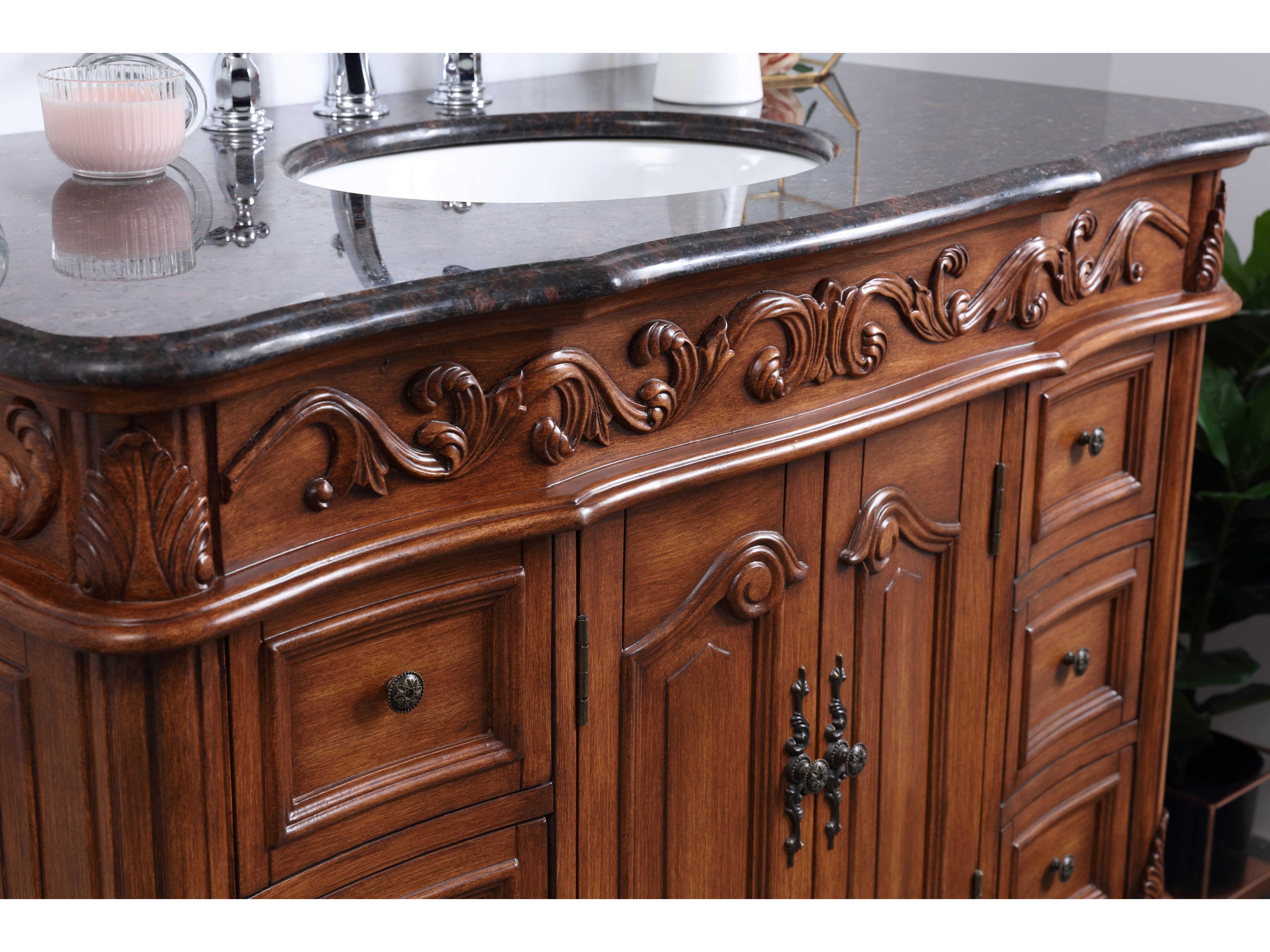 Elegant Lighting Oakland Teak 42" Vanity