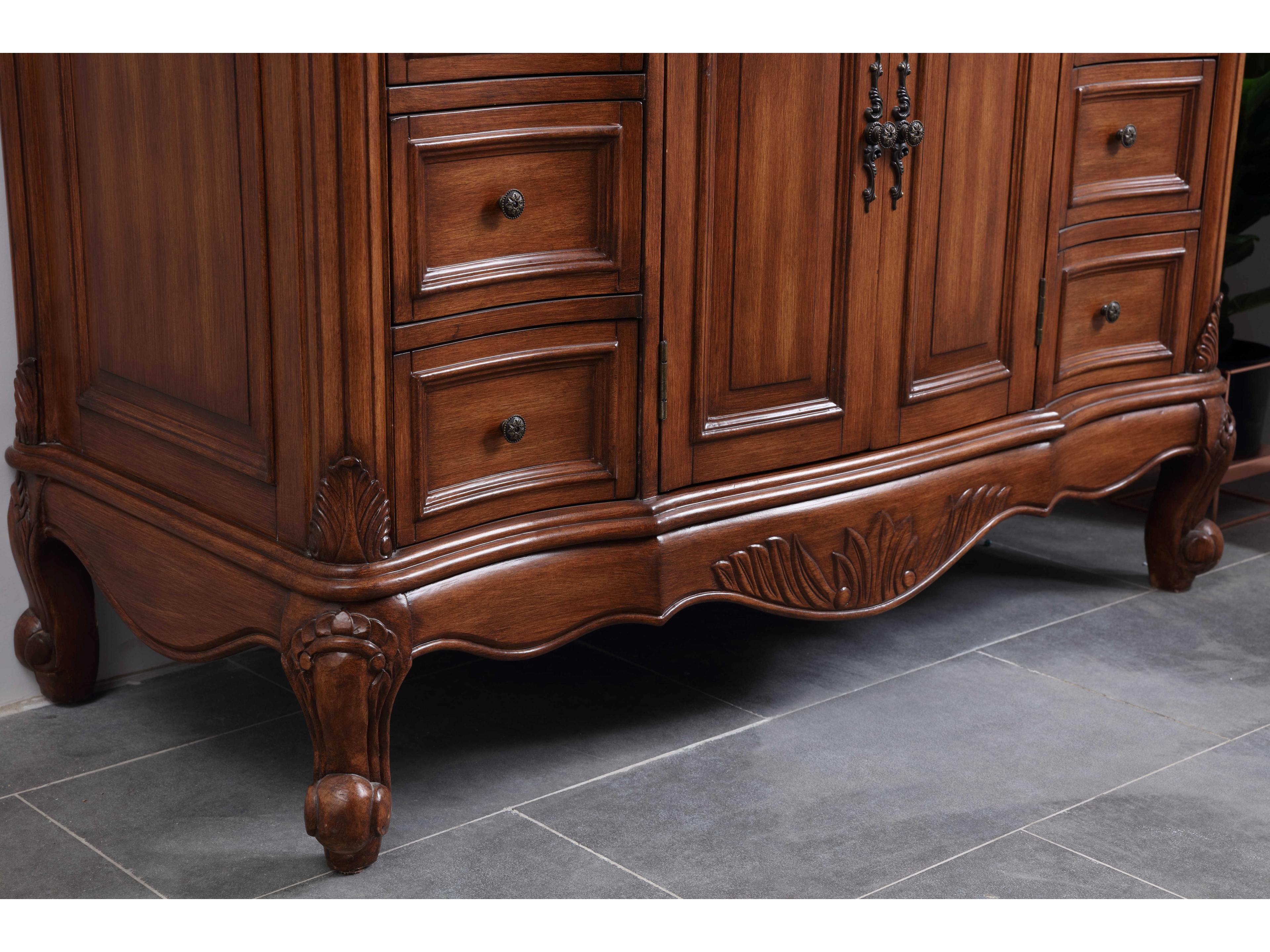 Elegant Lighting Oakland Teak 48" Vanity