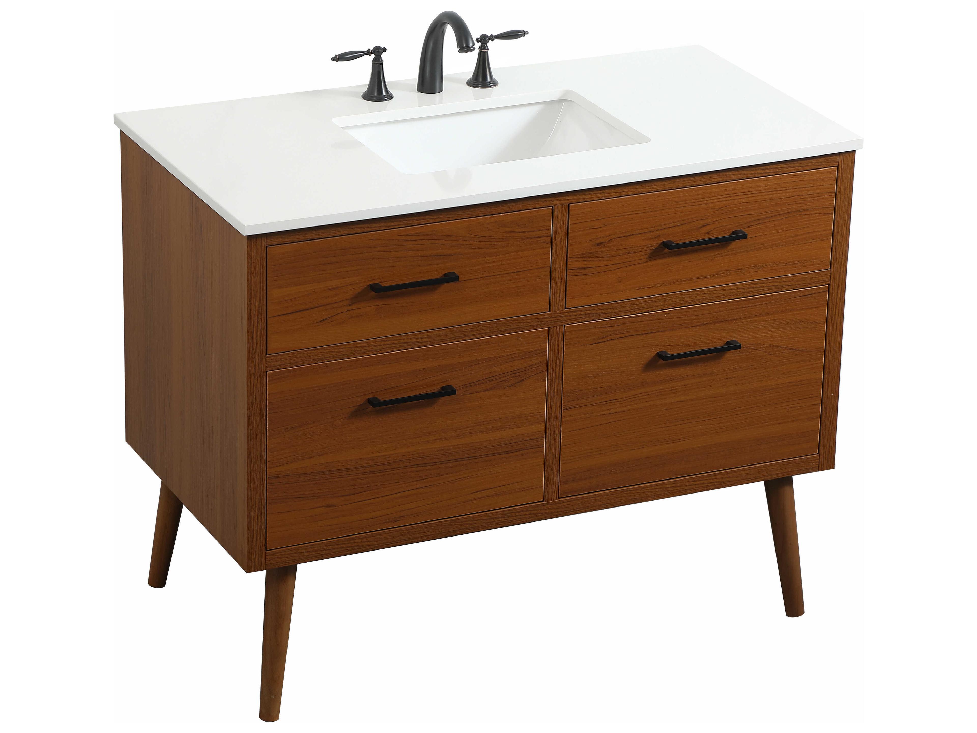 Elegant Lighting Boise Teak 42" Vanity