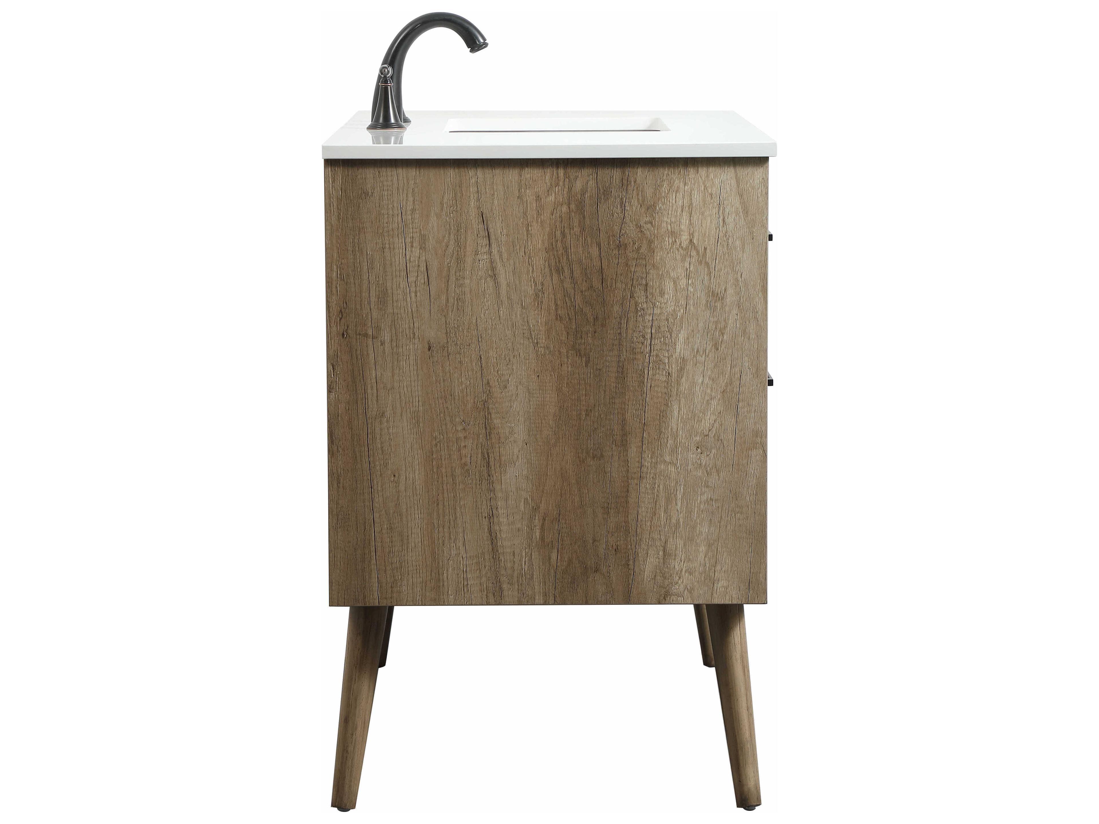 Elegant Lighting Boise Natural Oak 42" Vanity