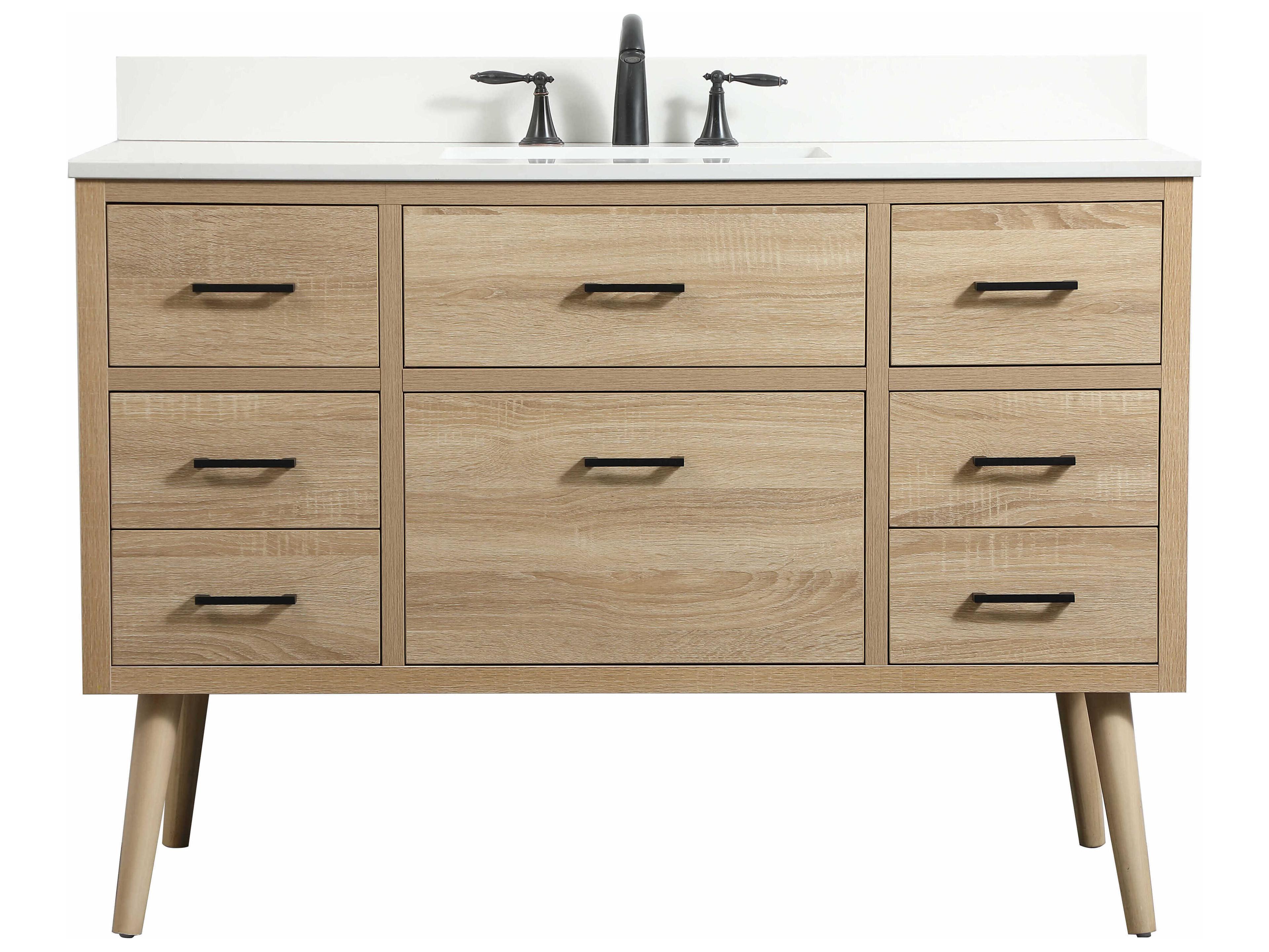 Boise Mango Wood 48" Vanity with Backsplash