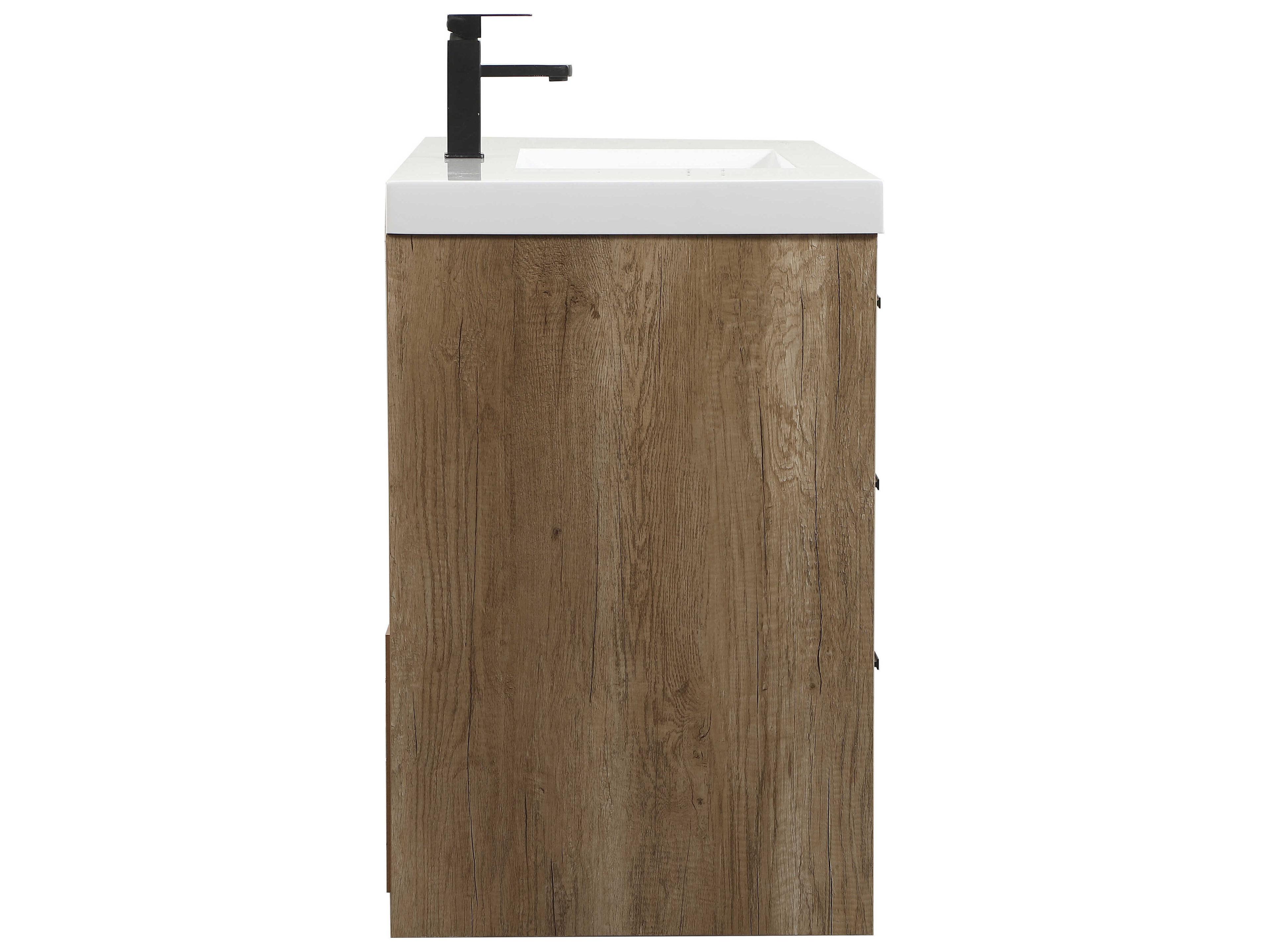 Elegant Lighting Wyatt Natural Oak 48" Vanity