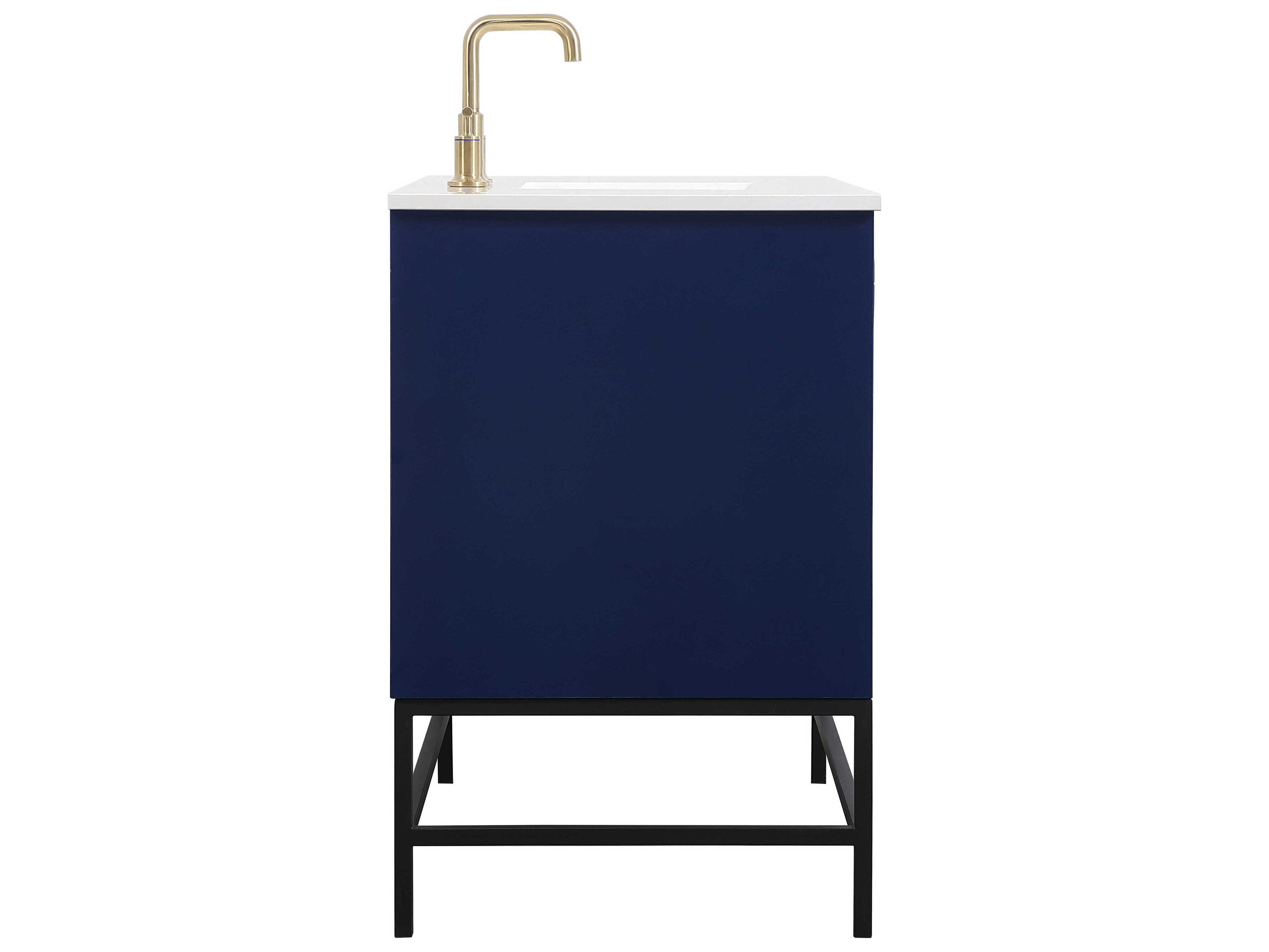 Elegant Lighting Eugene Blue 42" Vanity
