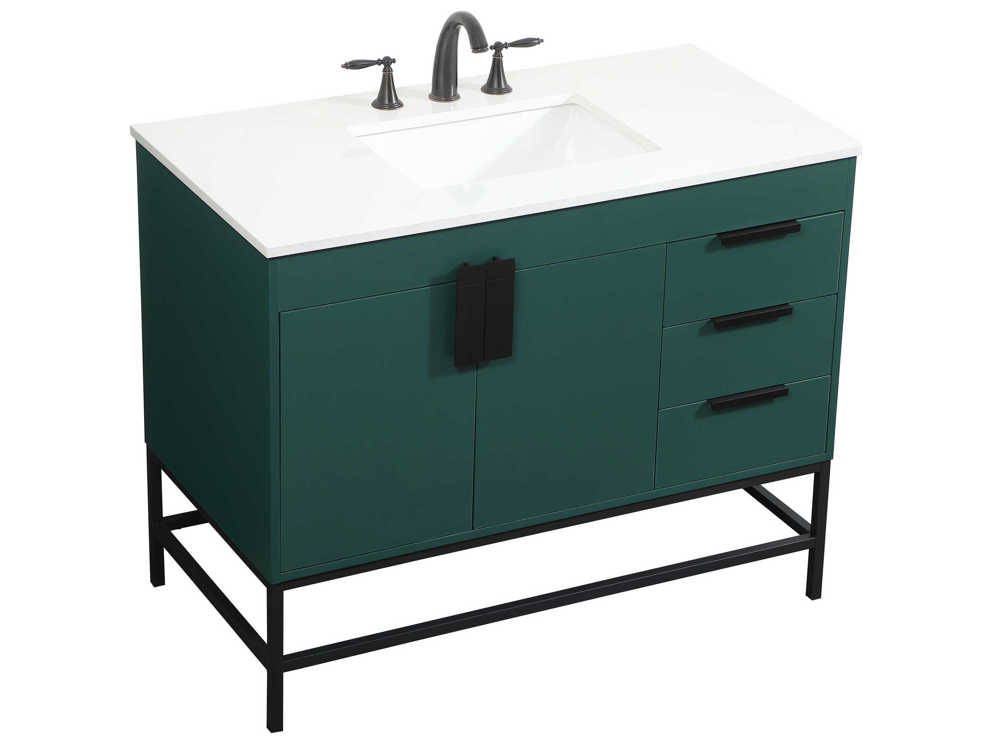 Elegant Lighting Eugene Green 42" Vanity