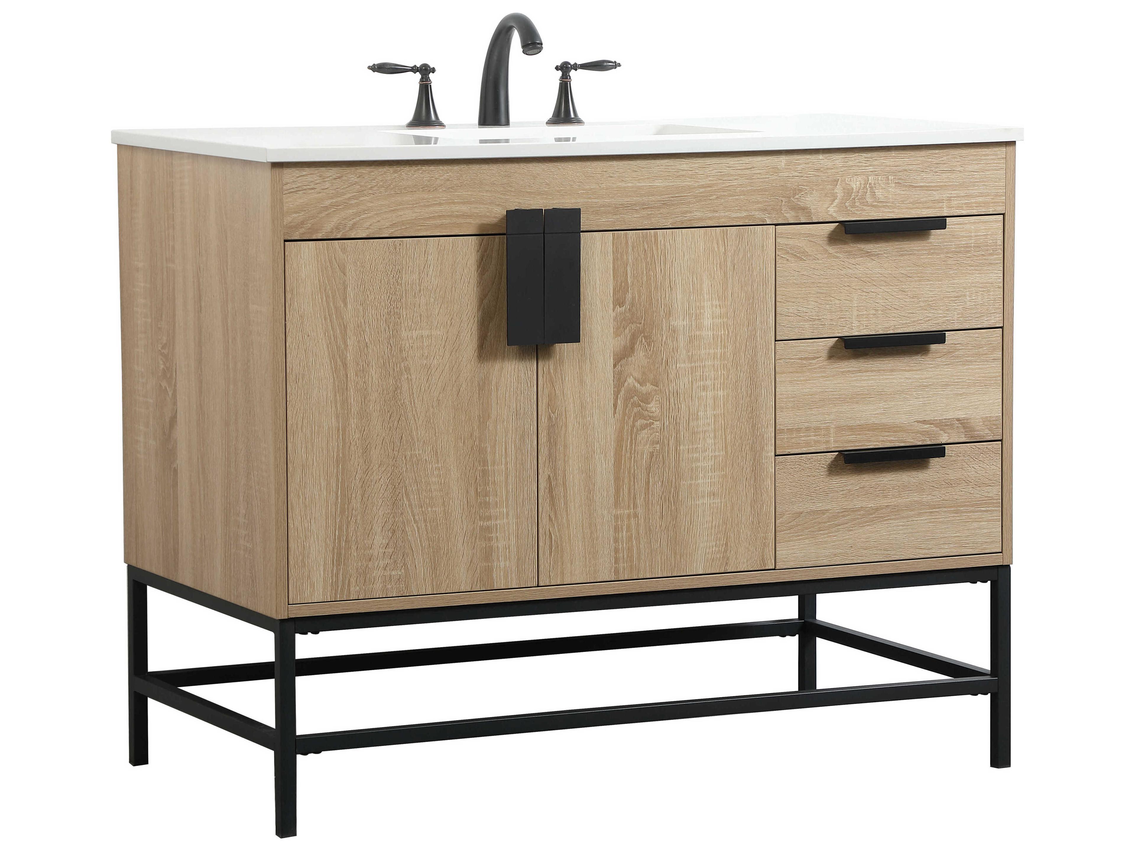 Elegant Lighting Eugene Mango Wood 42" Vanity