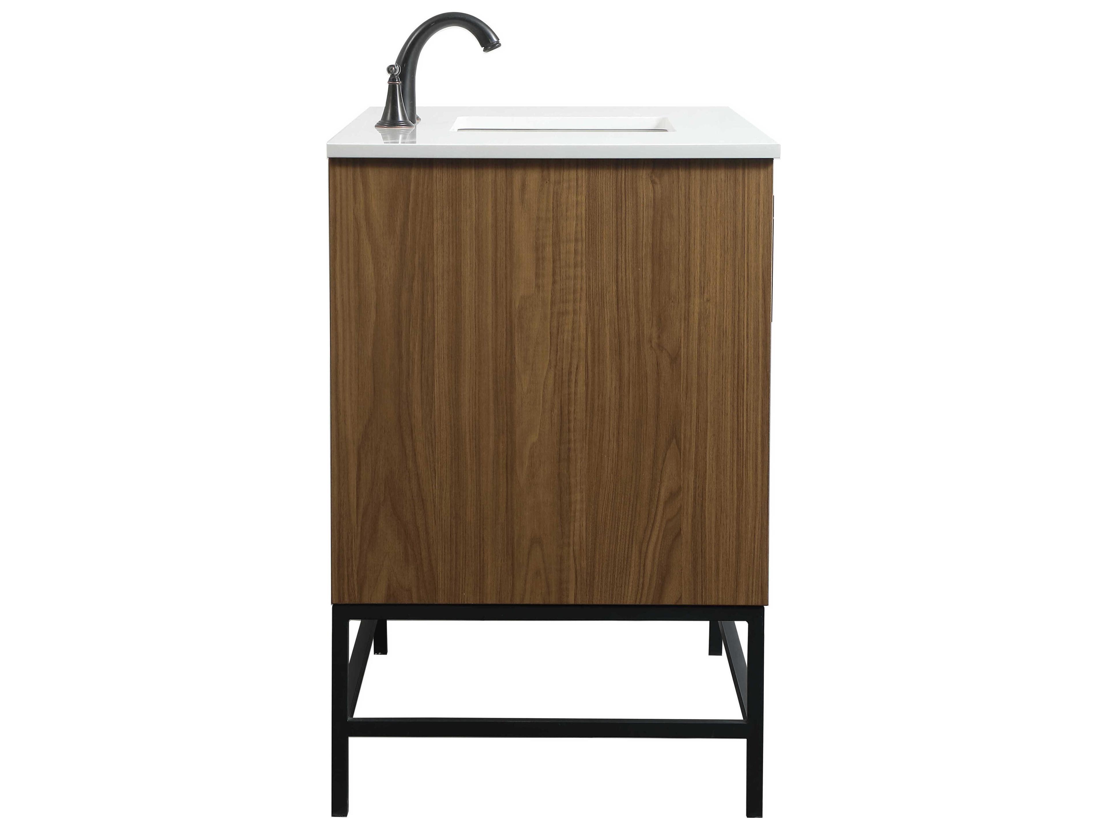 Elegant Lighting Eugene Walnut Brown 42" Vanity