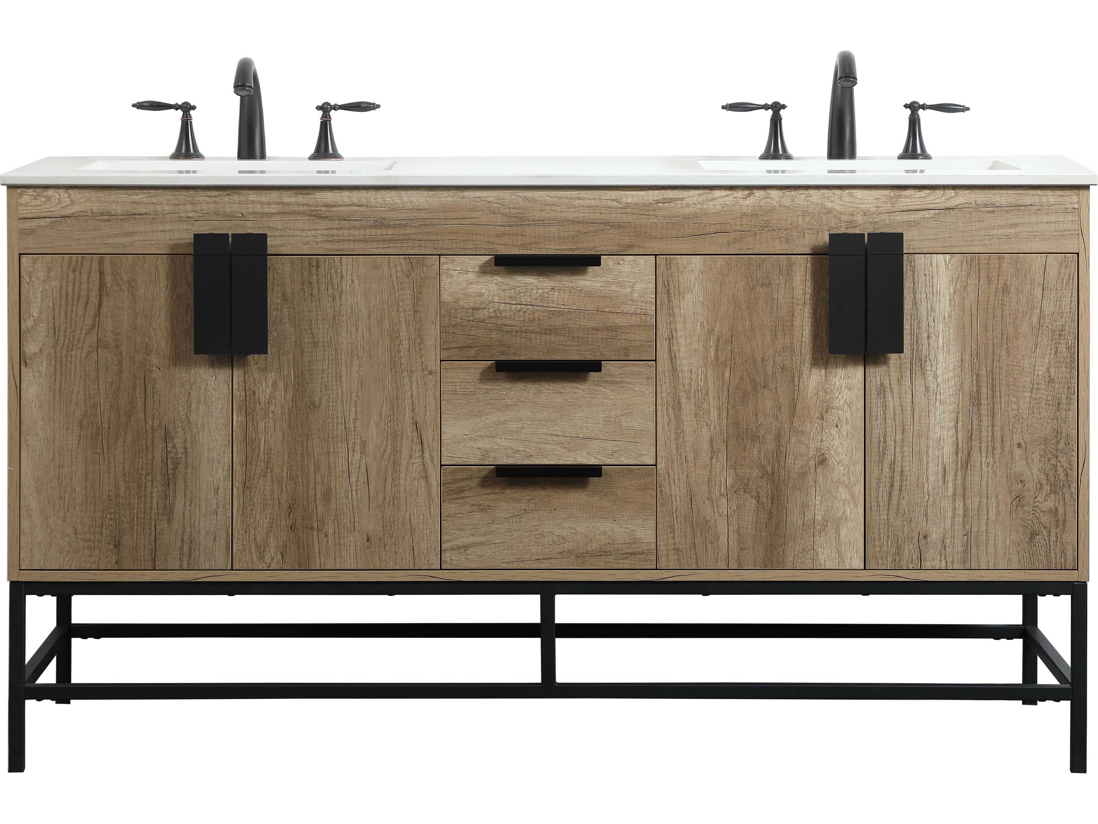 Eugene Natural Oak 60" Vanity
