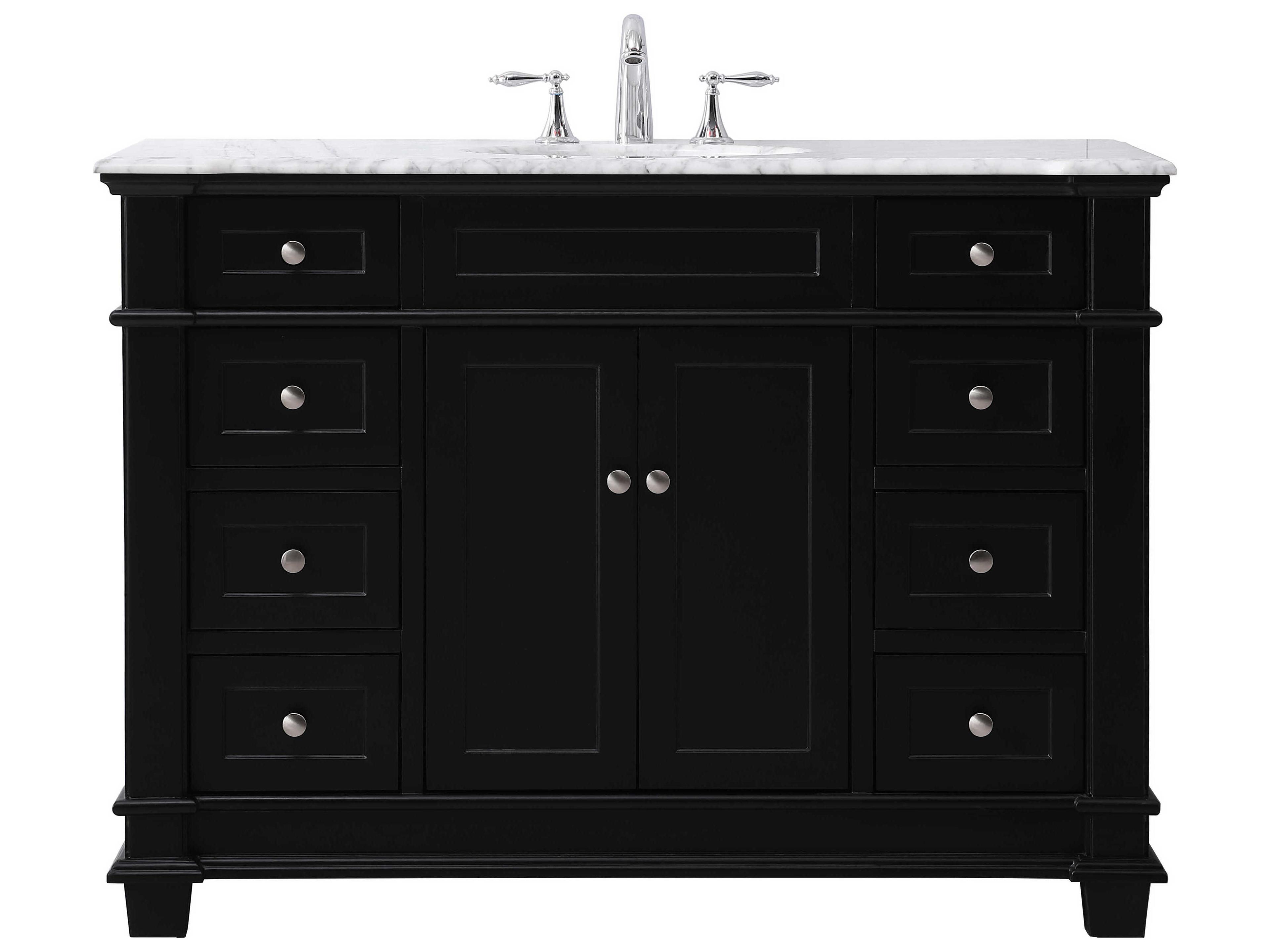 Wesley Black 48" Vanity