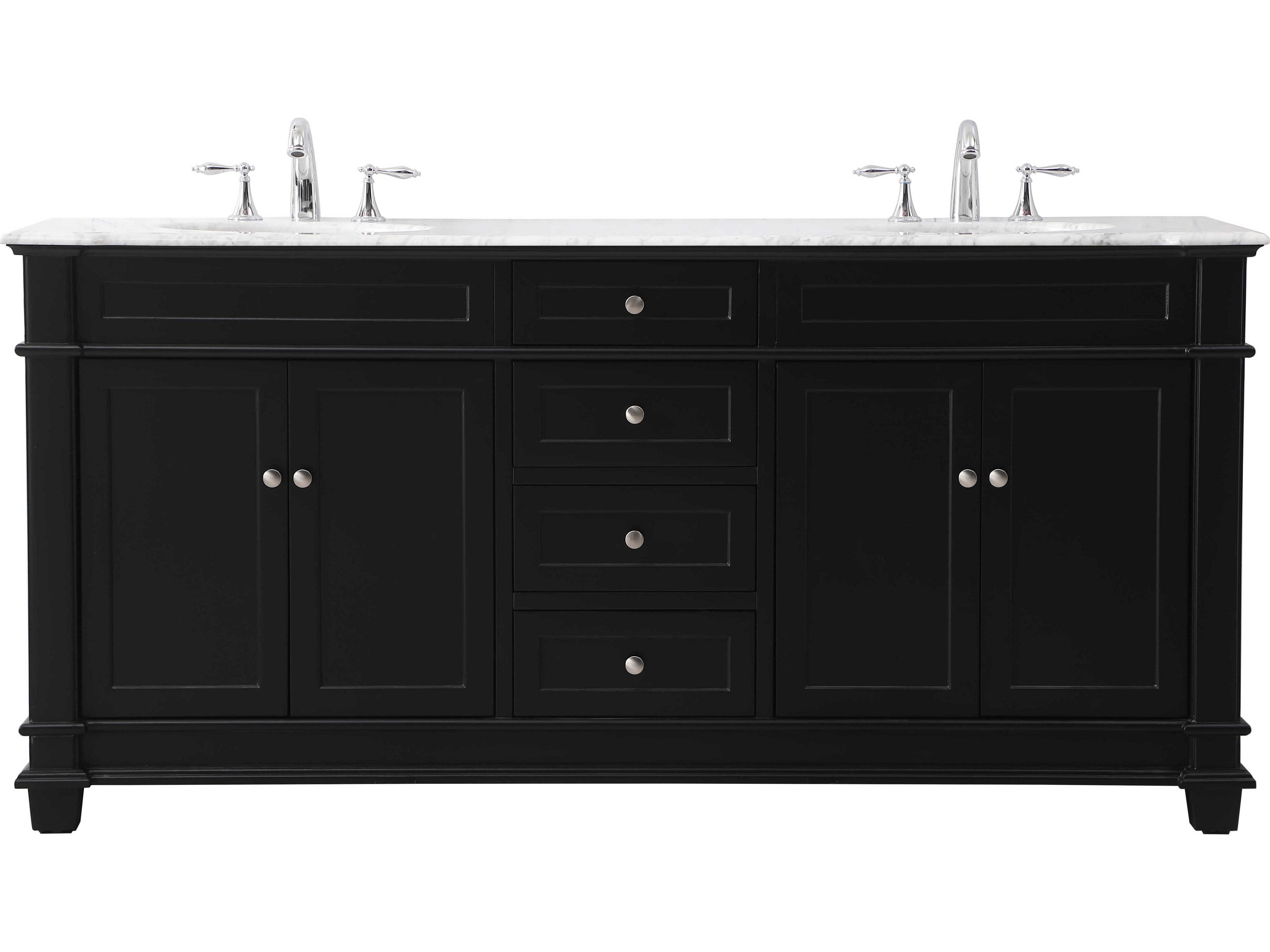 Wesley Black 72" Vanity