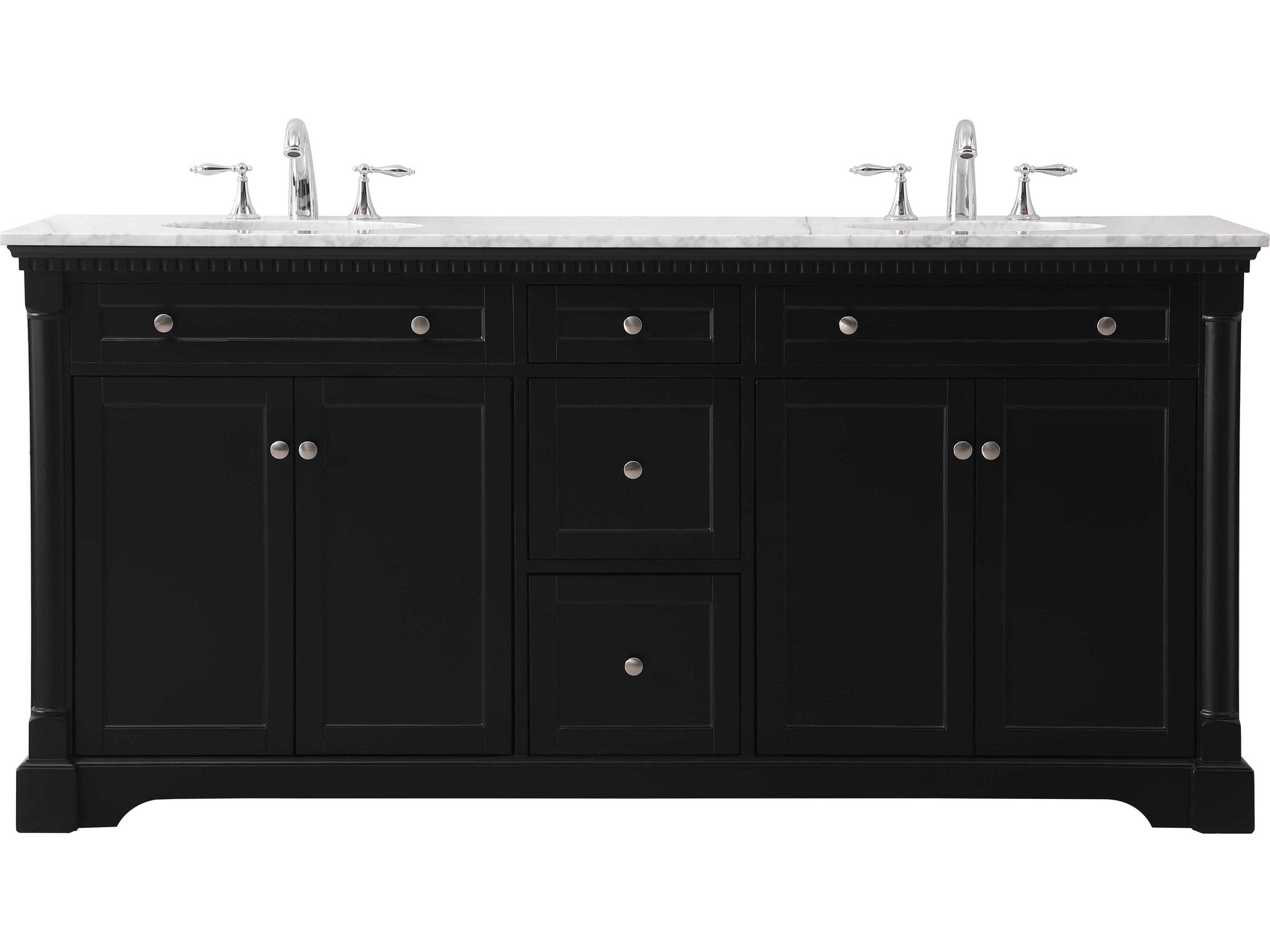 Clarence Black 72" Vanity