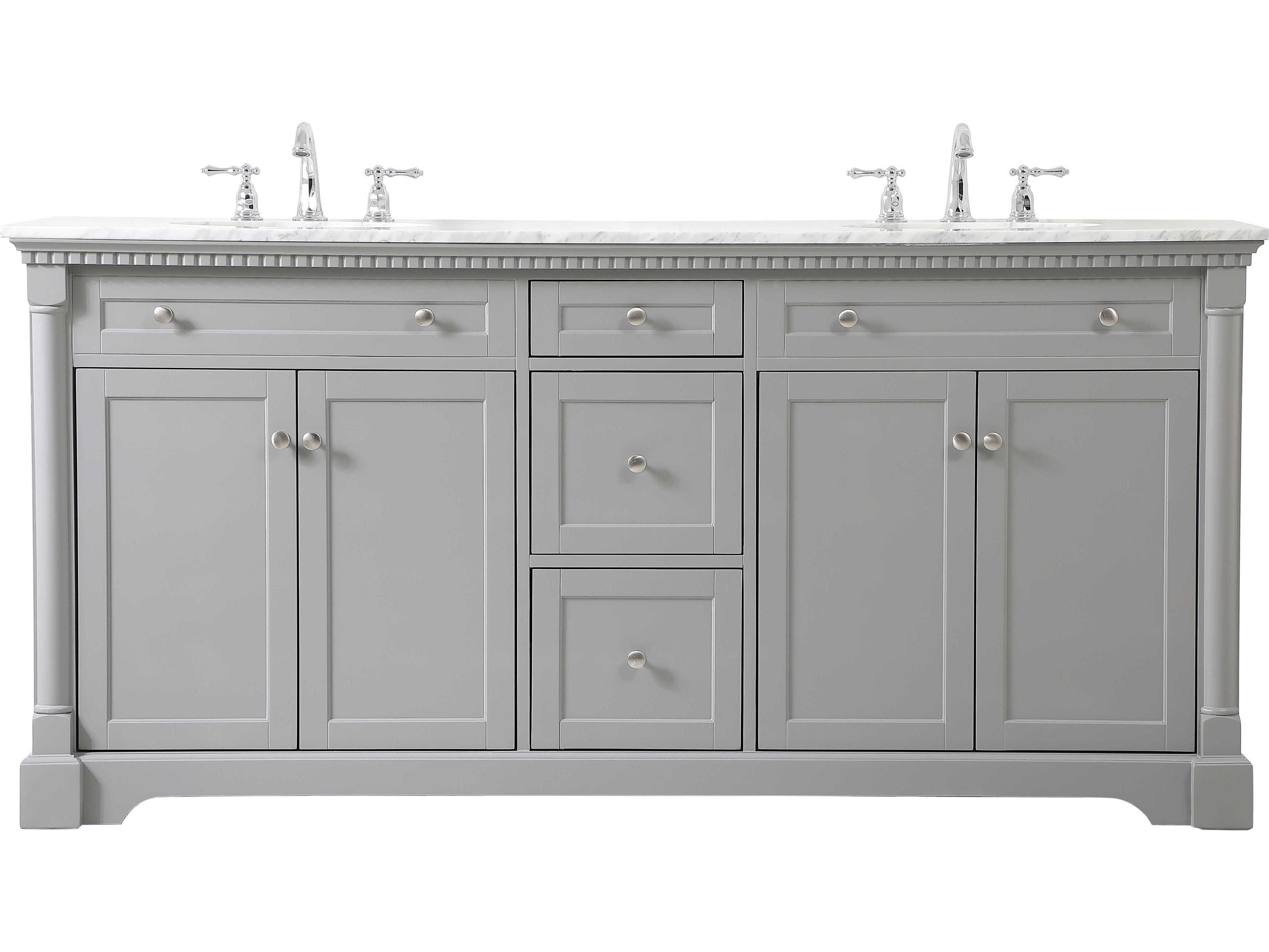 Clarence Grey 72" Vanity