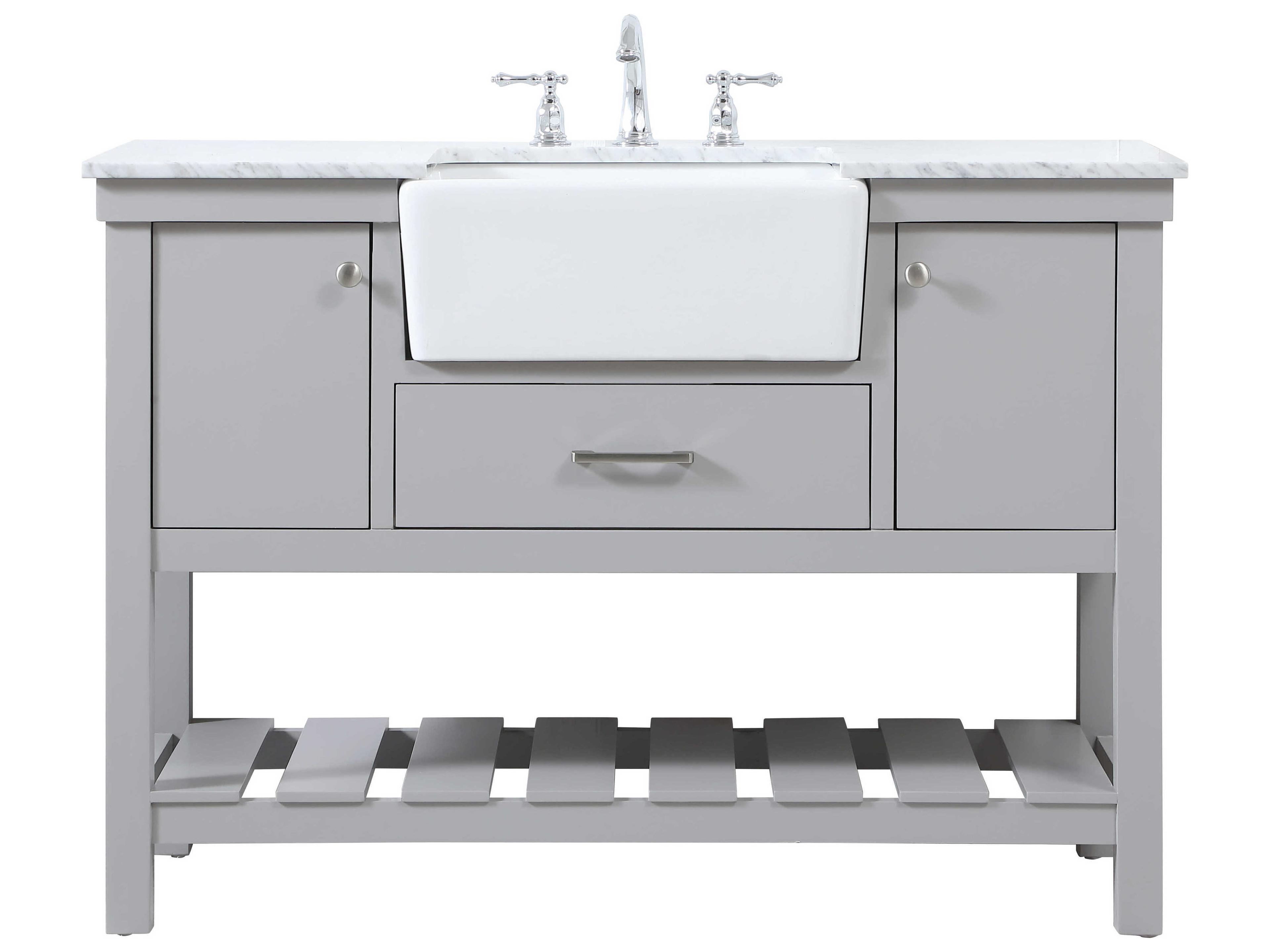 Elegant Lighting Clement Grey 48" Vanity