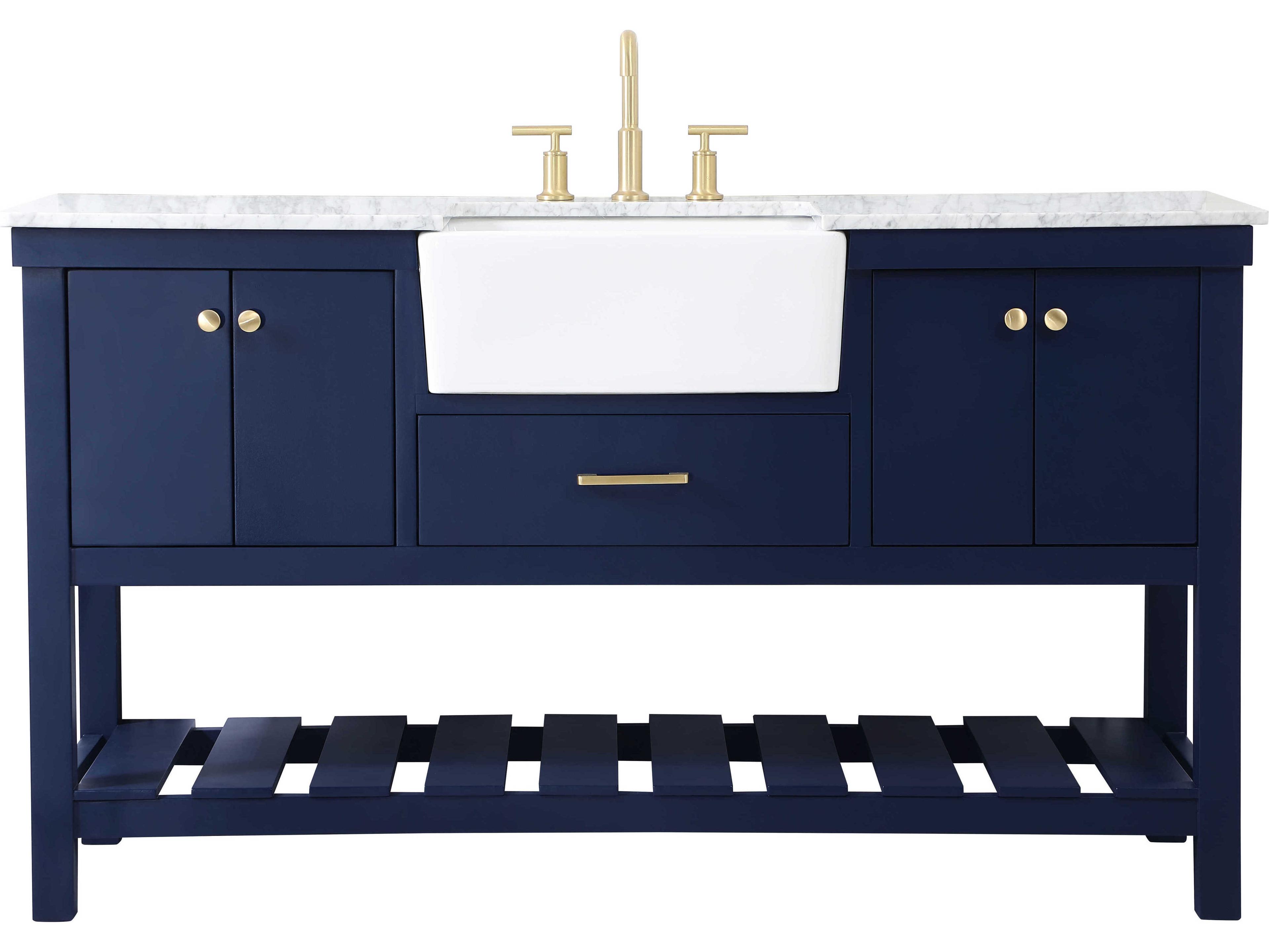 Clement Blue 60" Vanity