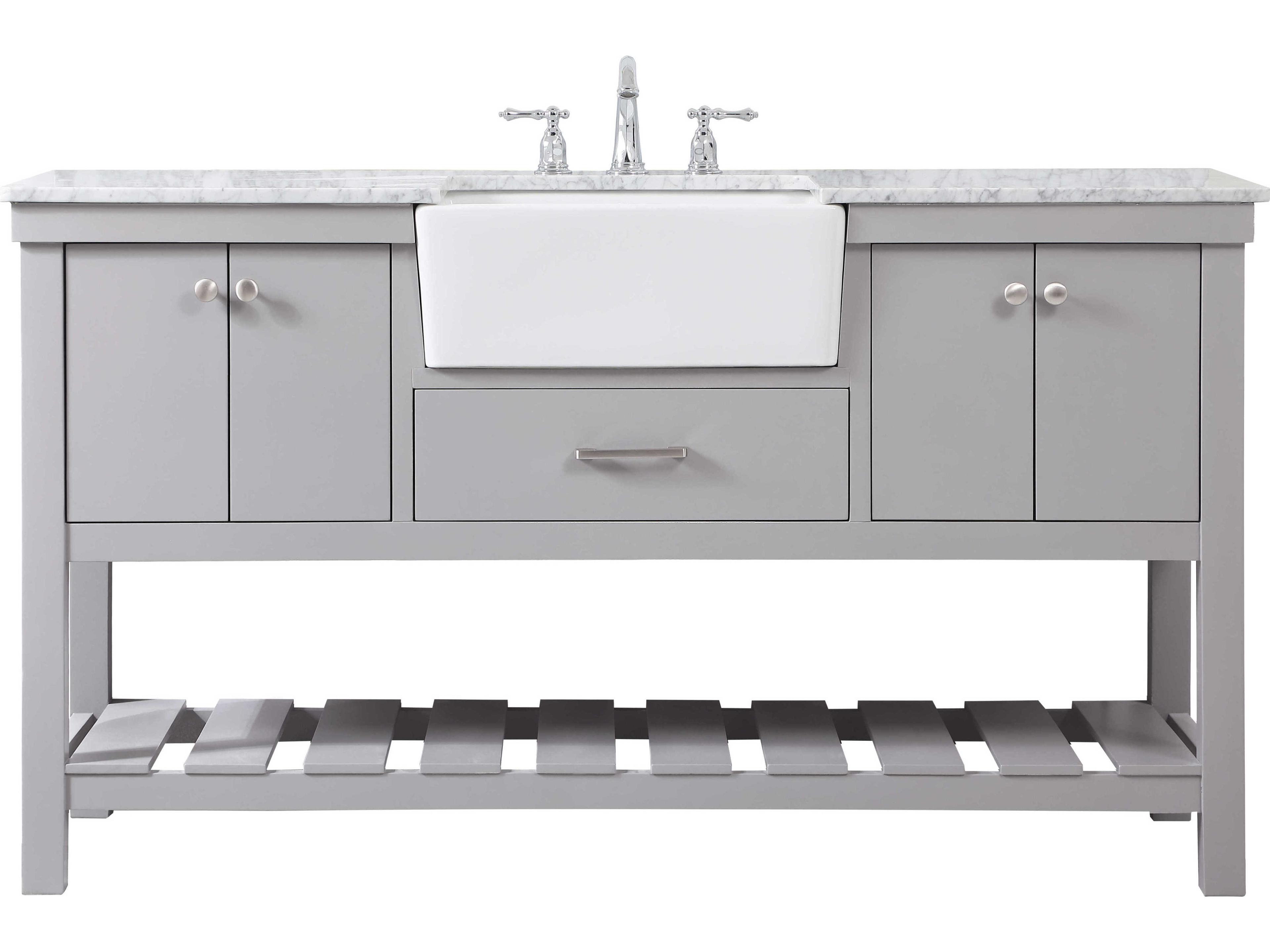 Clement Grey 60" Vanity