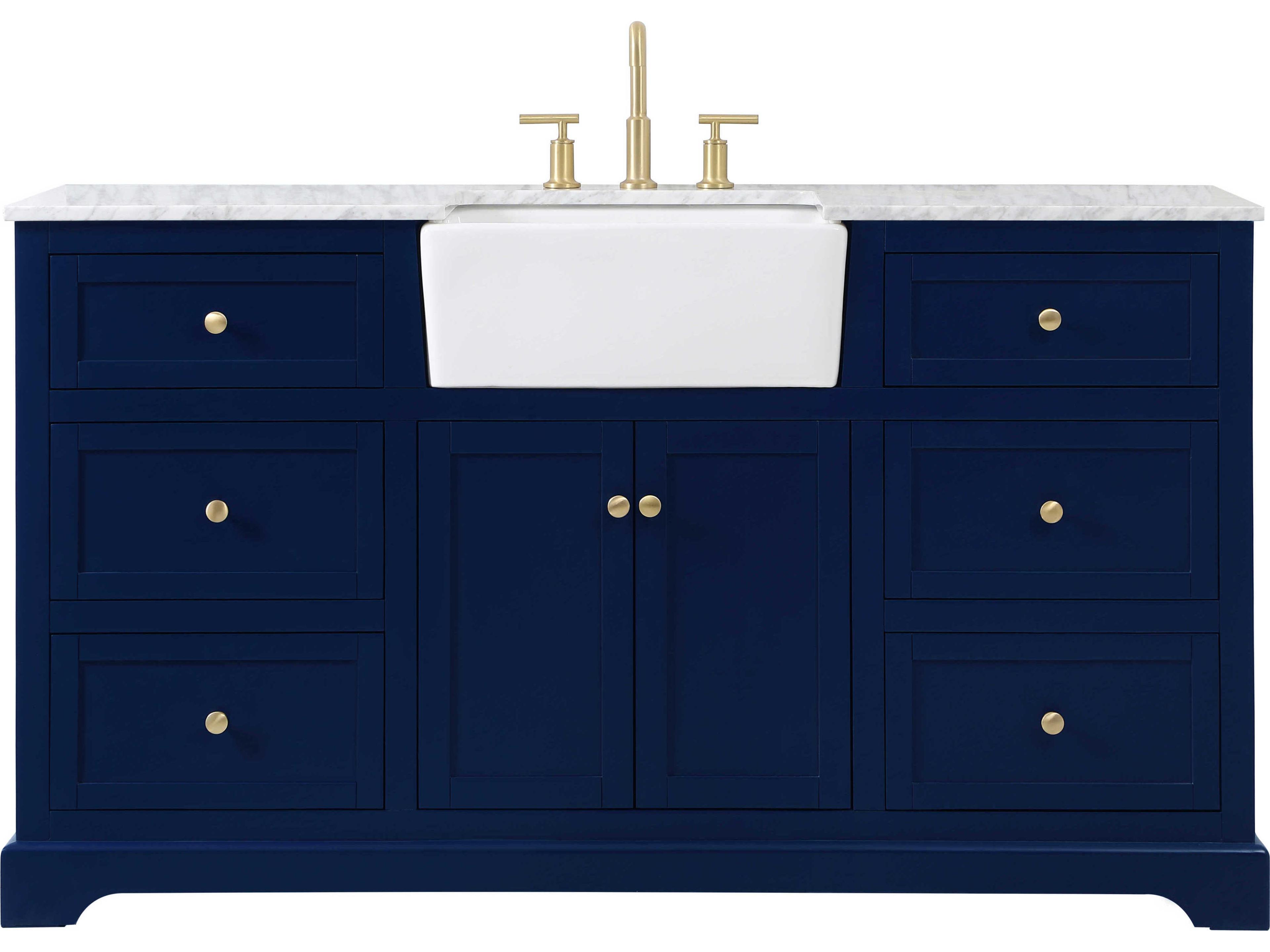 Franklin Blue 60" Vanity